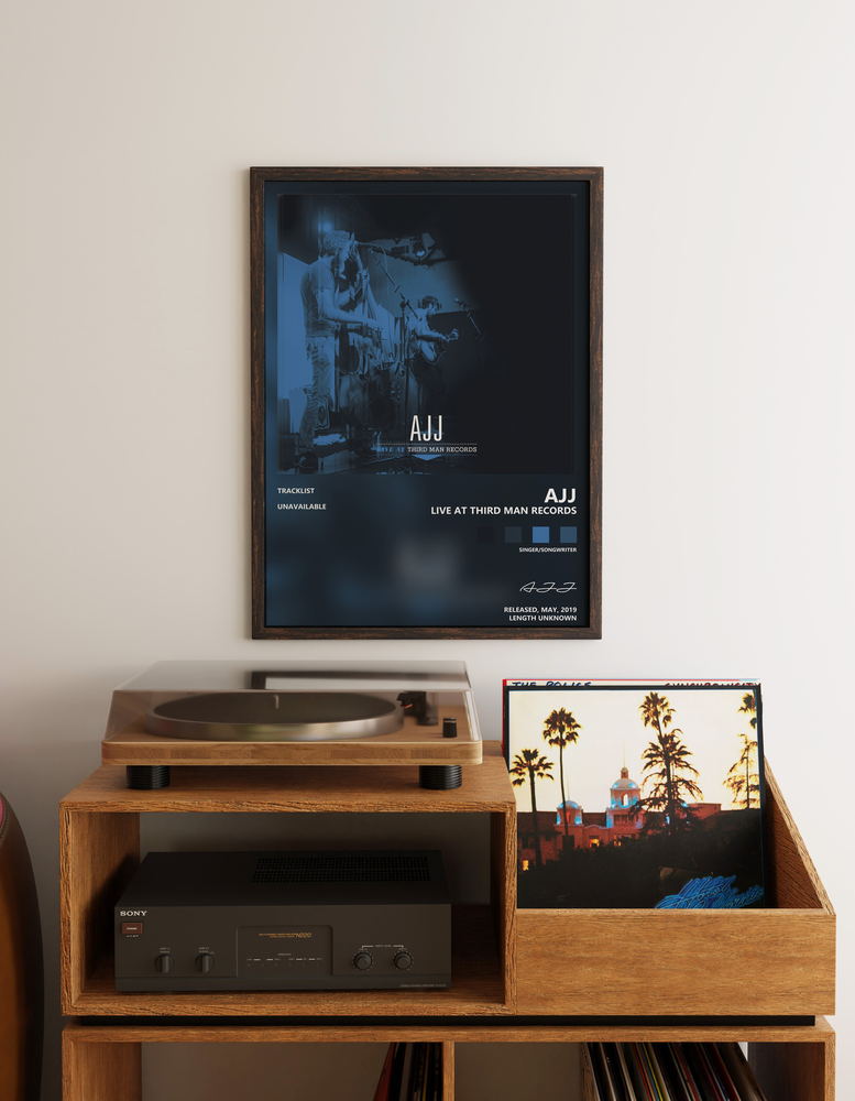 Music poster: AJJ - Live At Third Man Records