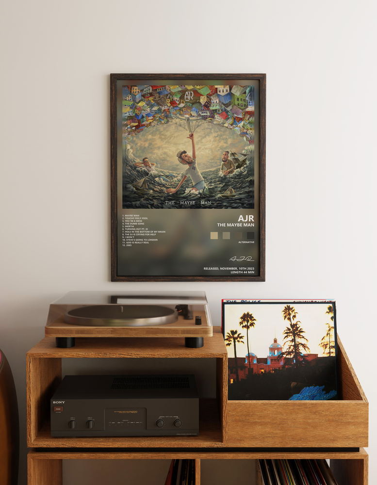Music poster: AJR - The Maybe Man