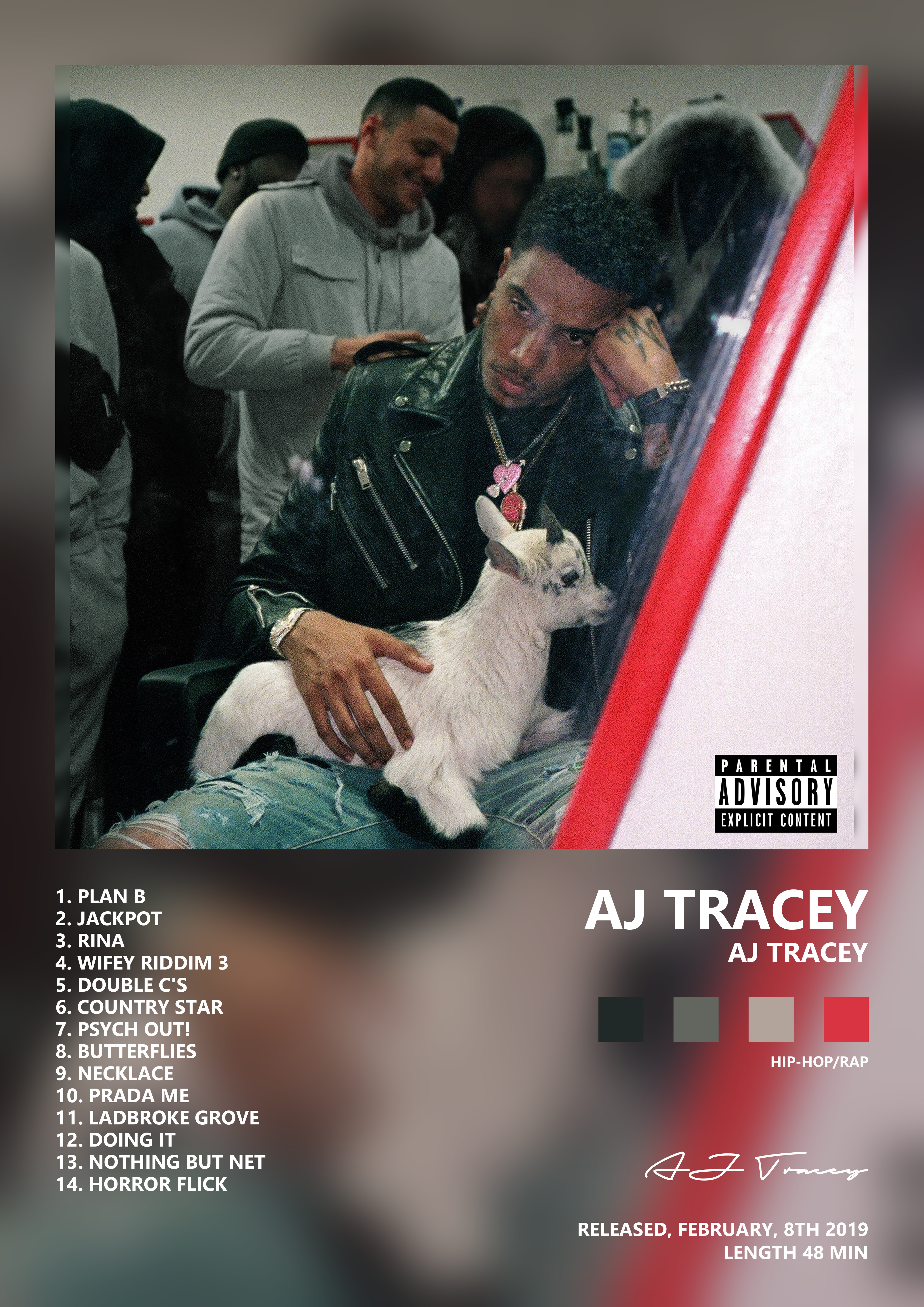 Music poster: AJ Tracey - AJ Tracey