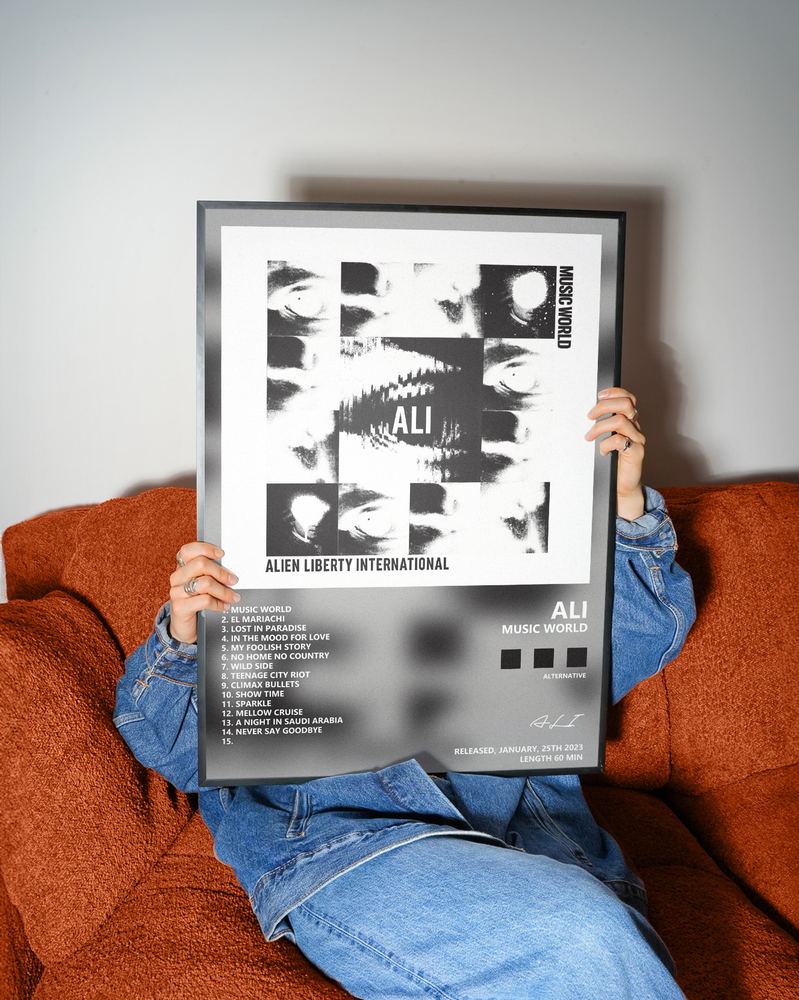 Music poster: ALI - MUSIC WORLD