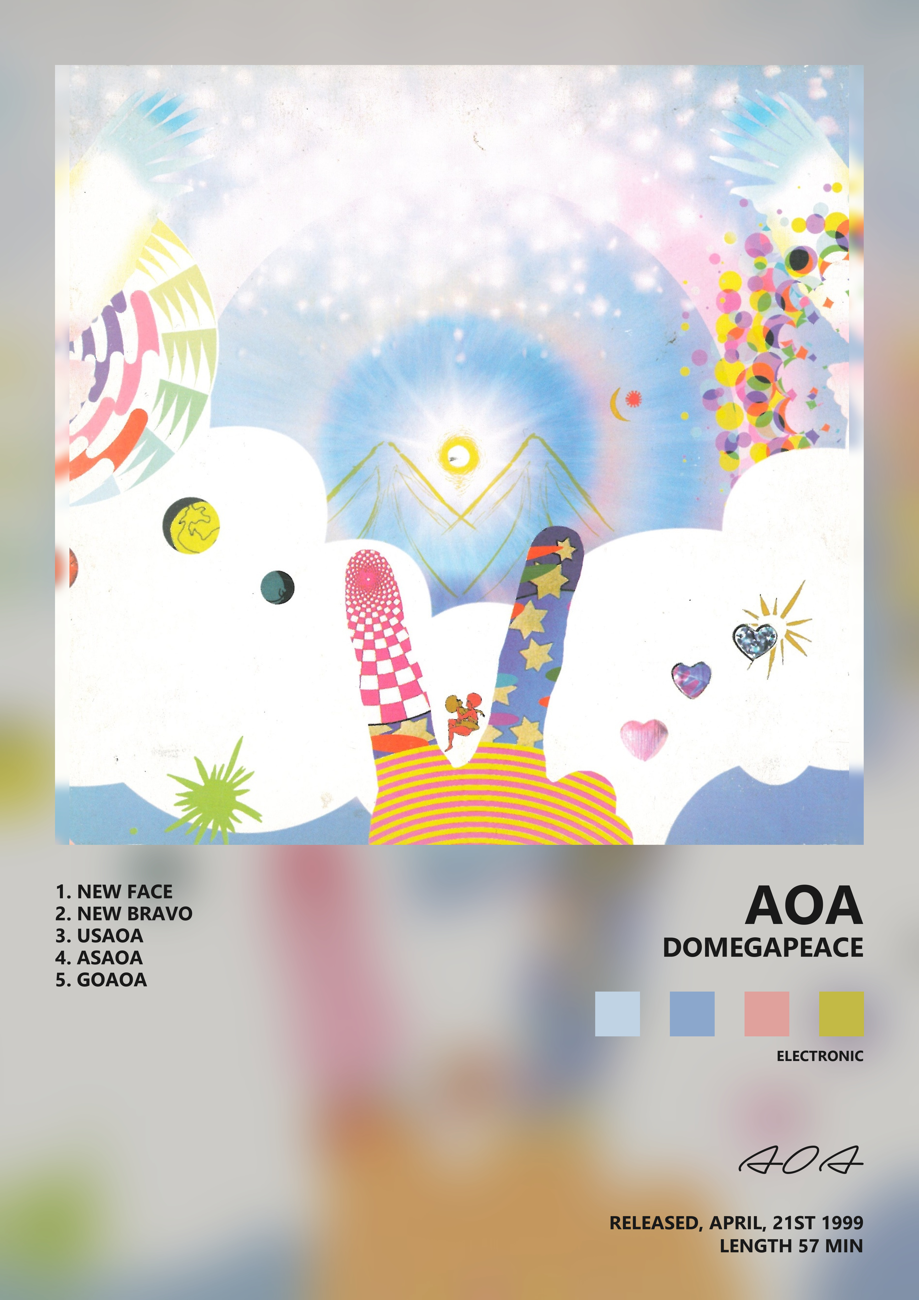 Music poster: AOA - DOMEGAPEACE