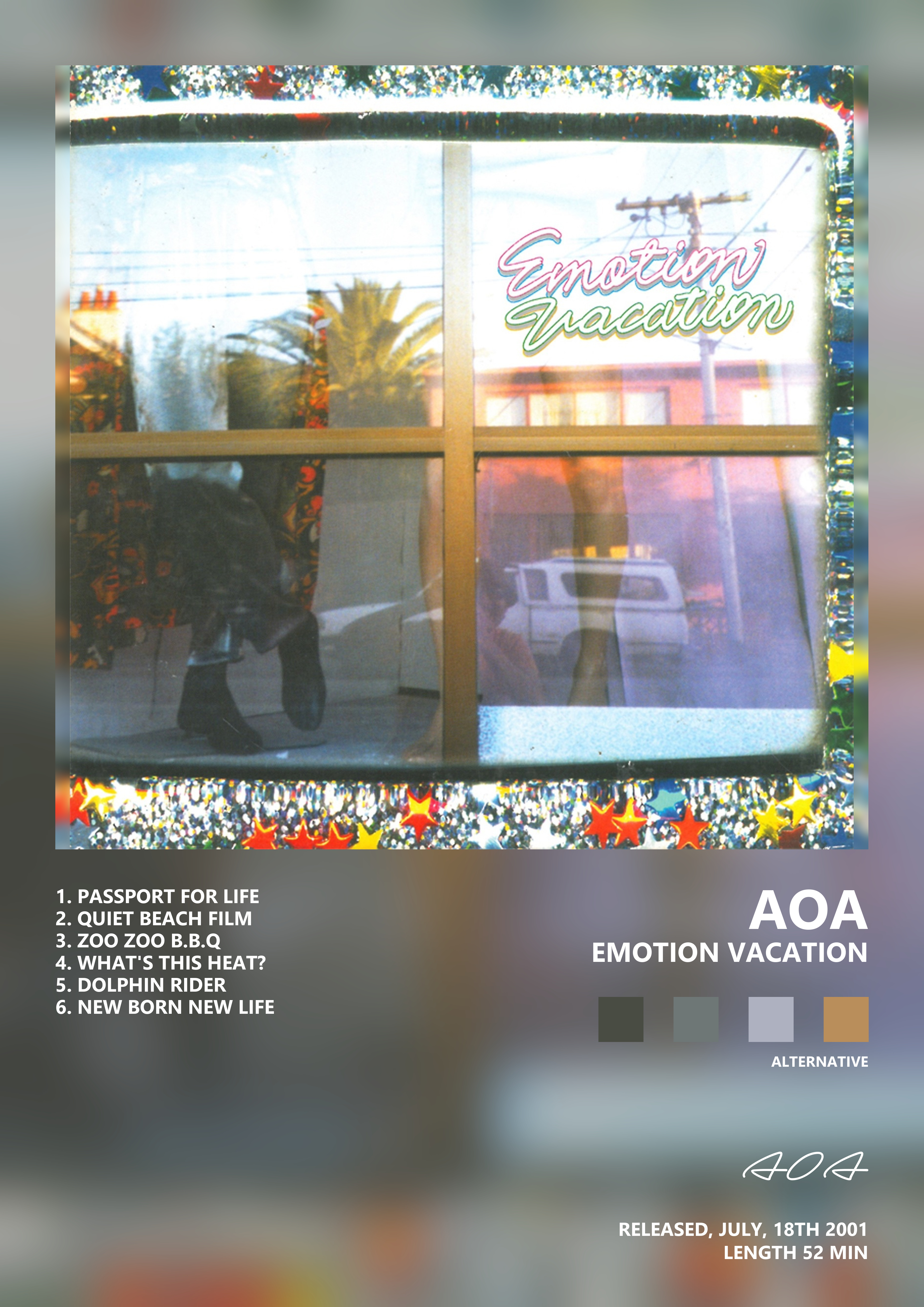 Music poster: AOA - Emotion Vacation