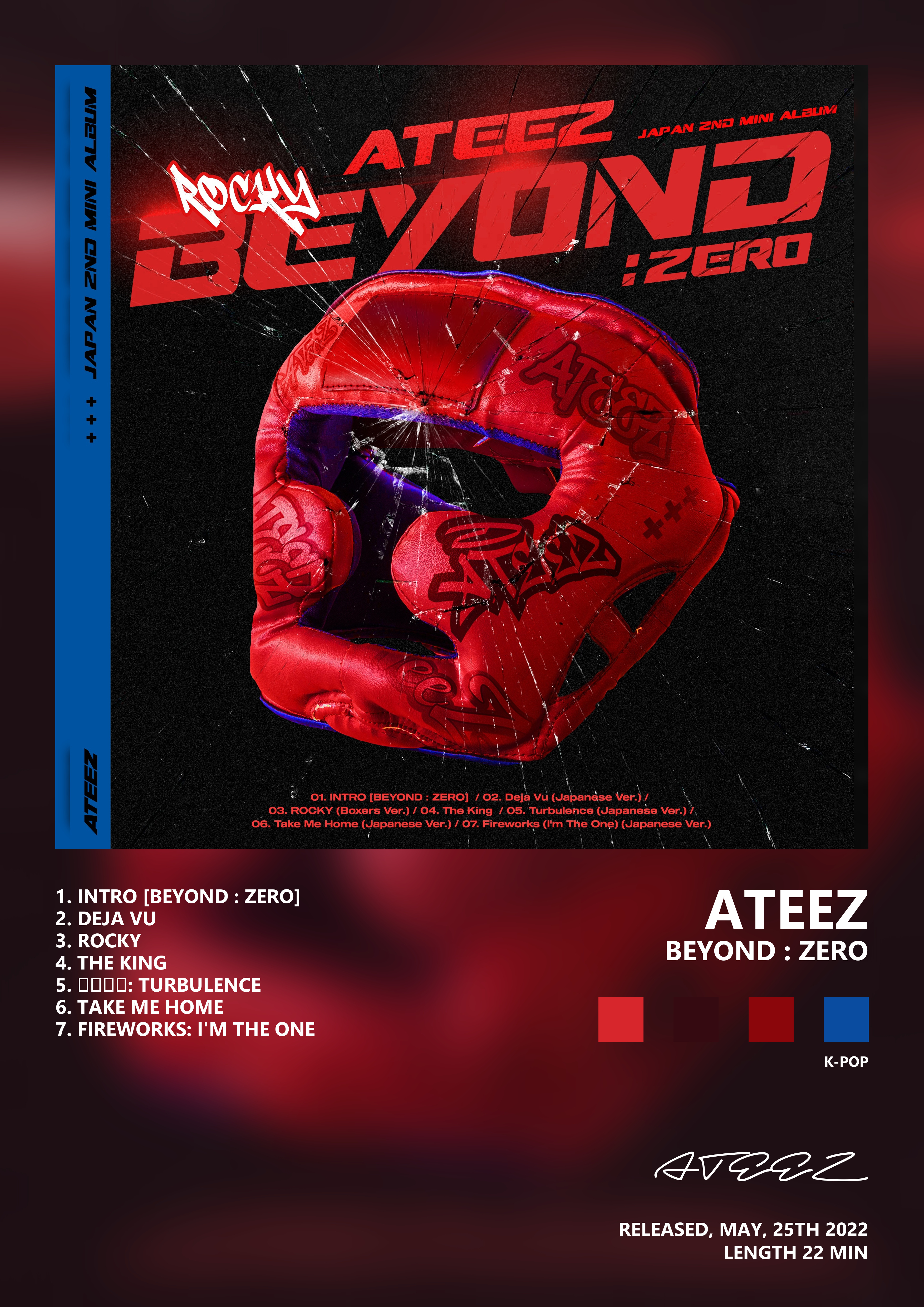 Music poster: ATEEZ - BEYOND ZERO