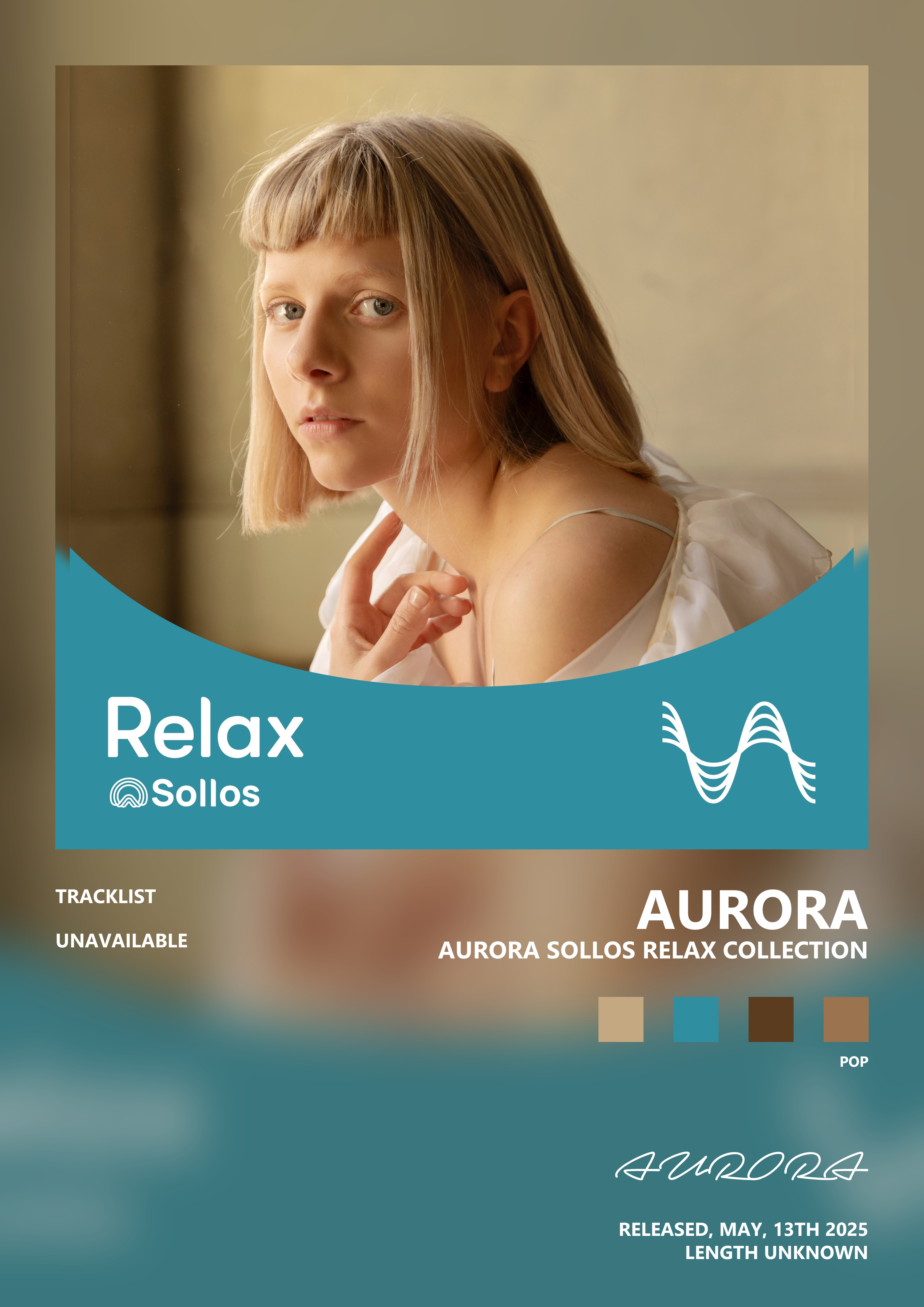Music poster: AURORA - AURORA Sollos Relax Collection