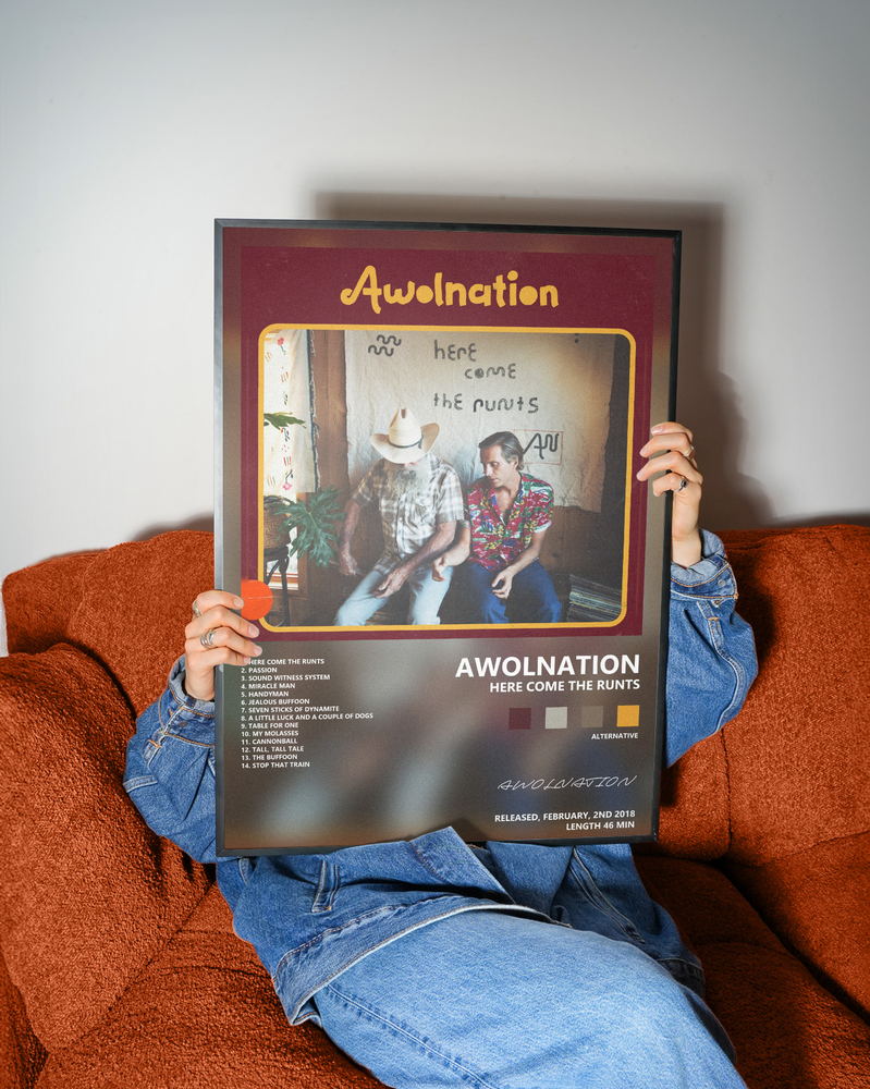 Music poster: AWOLNATION - Here Come the Runts
