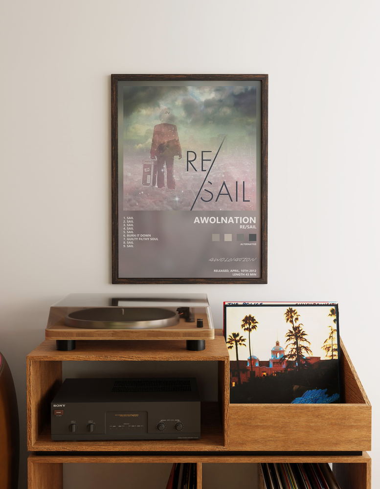 Music poster: AWOLNATION - RESail
