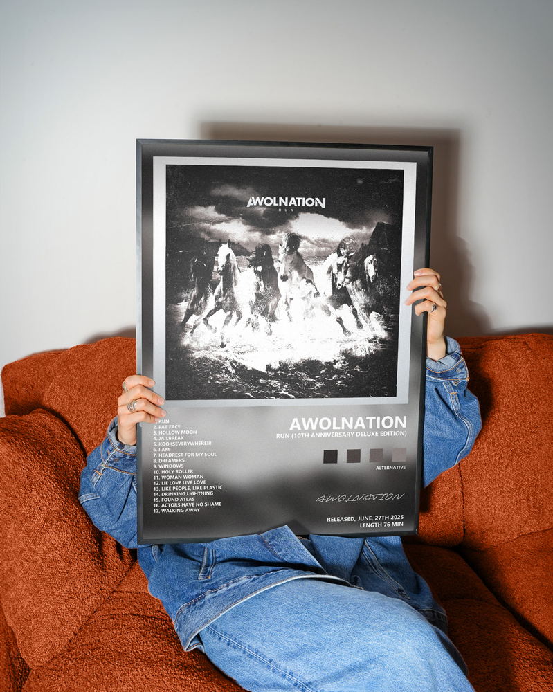 Music poster: AWOLNATION - Run 10th Anniversary Deluxe Edition
