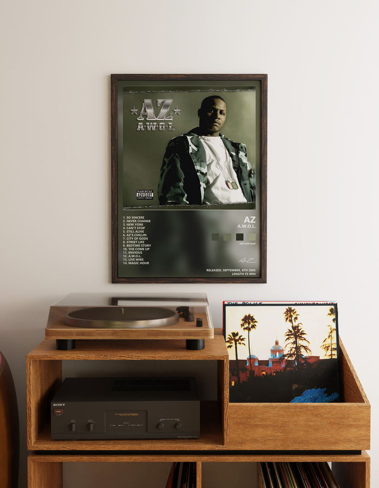 Music poster: AZ - AWOL