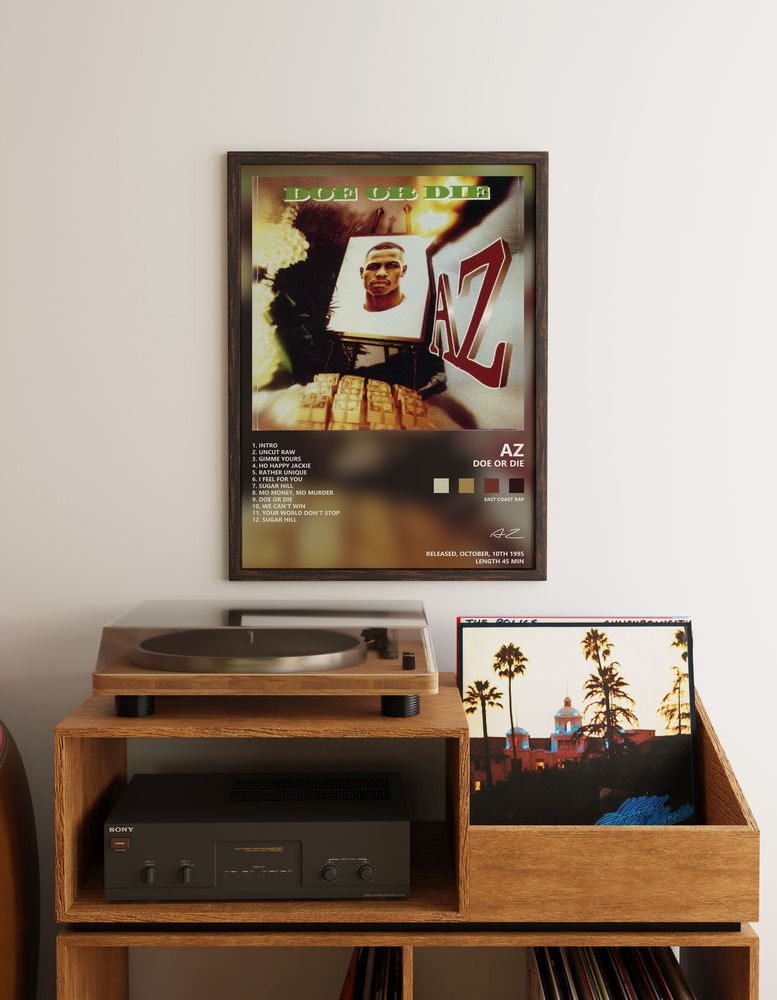 Music poster: AZ - Doe or Die