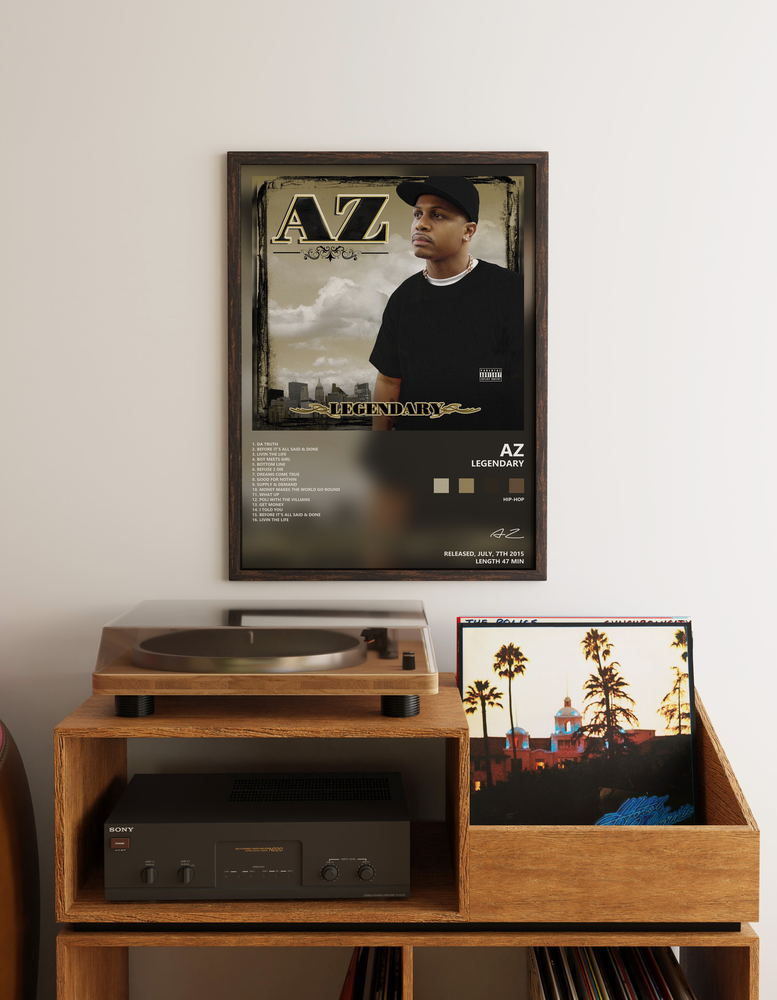 Music poster: AZ - Legendary