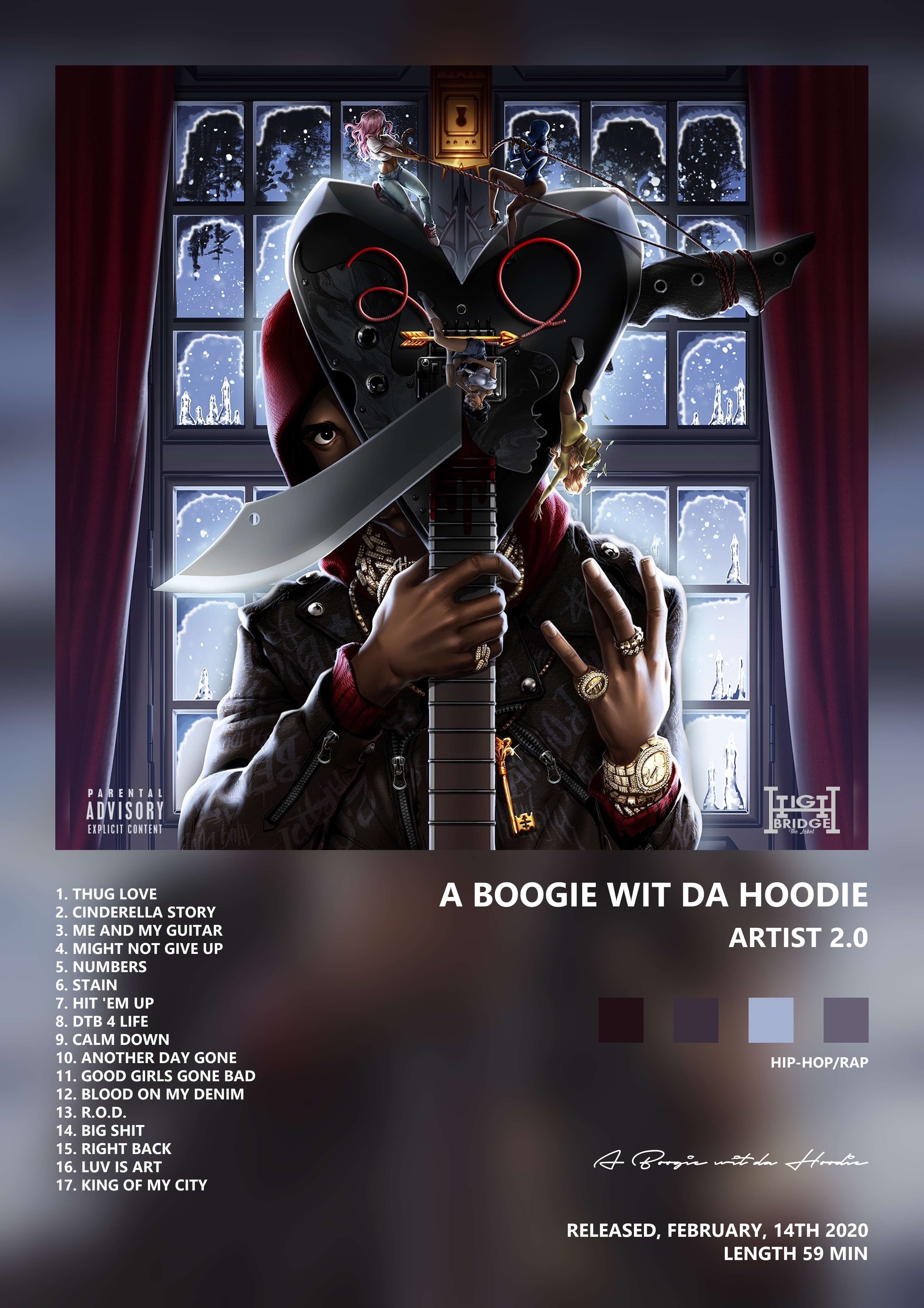 Music poster: A Boogie wit da Hoodie - Artist 20