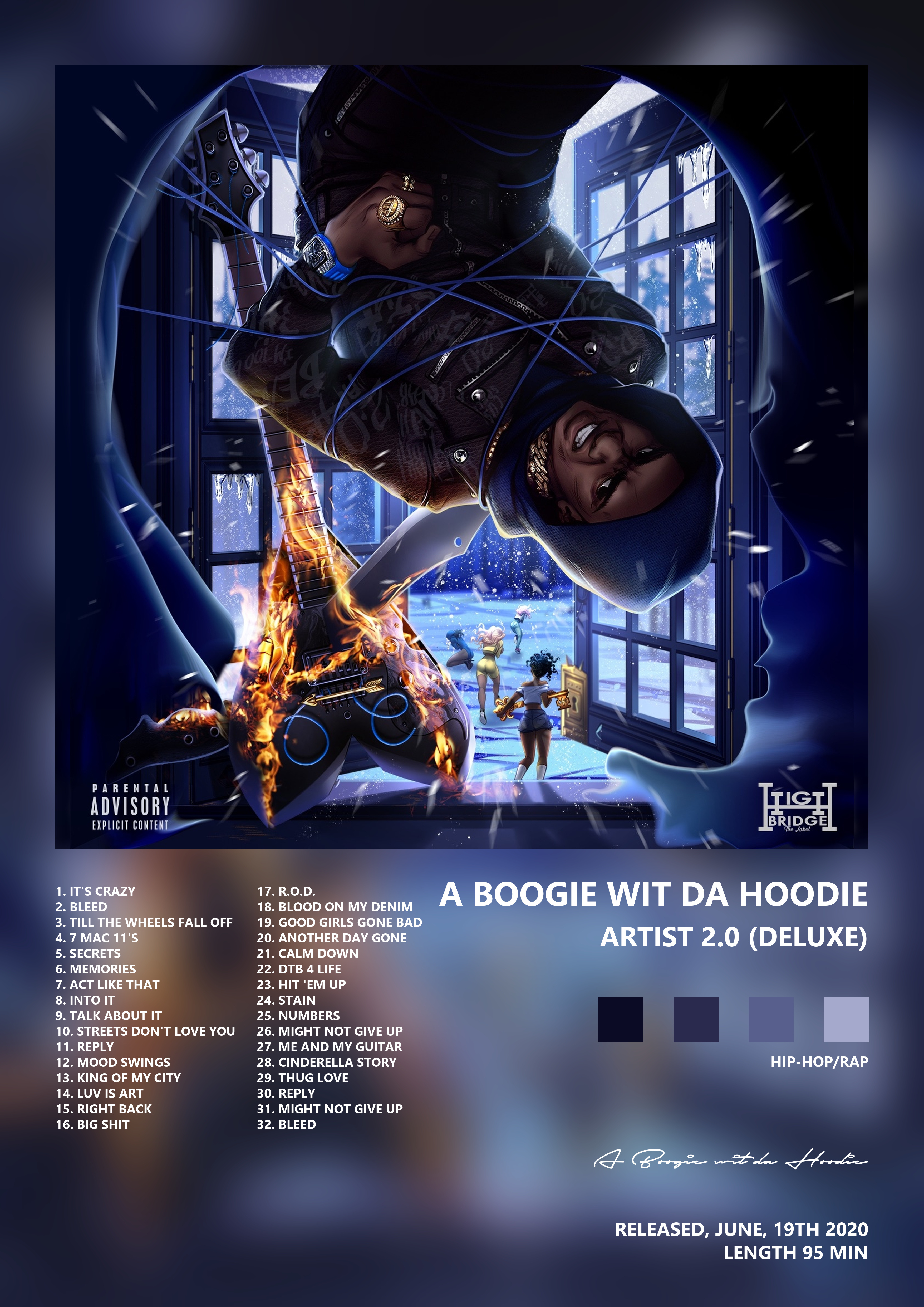 Music poster: A Boogie wit da Hoodie - Artist 20 Deluxe