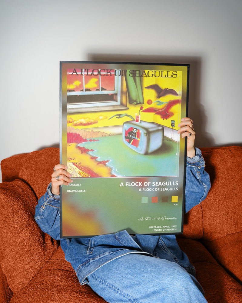 Music poster: A Flock of Seagulls - A Flock of Seagulls
