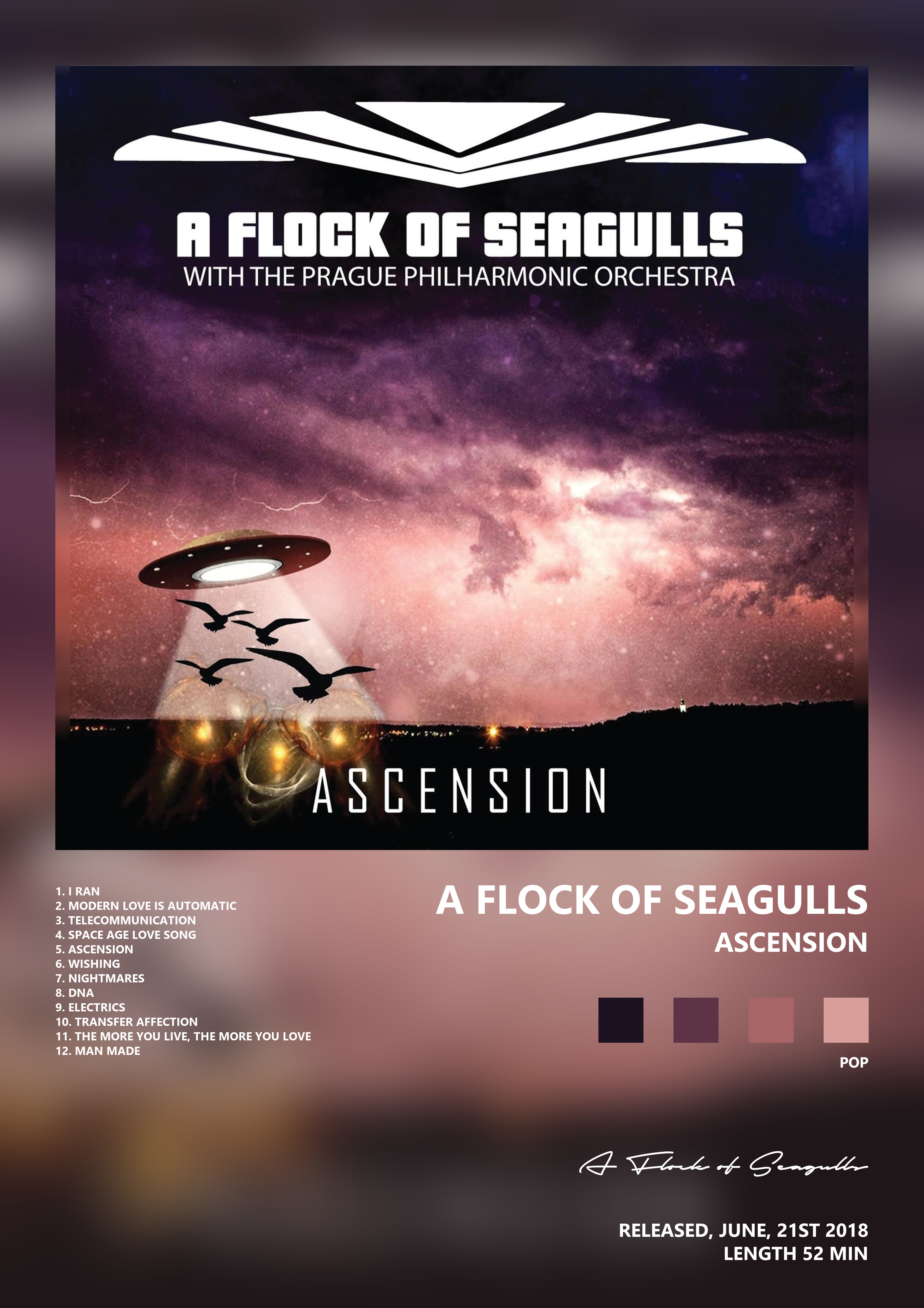 Music poster: A Flock of Seagulls - Ascension