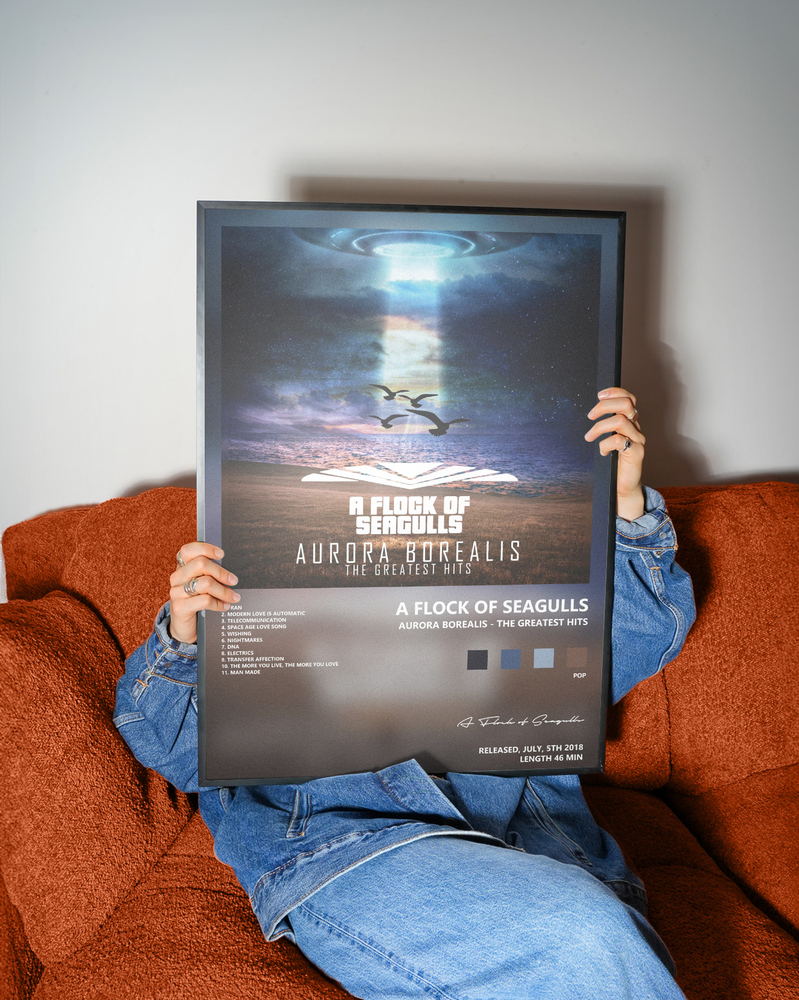 Music poster: A Flock of Seagulls - Aurora Borealis - The Greatest Hits