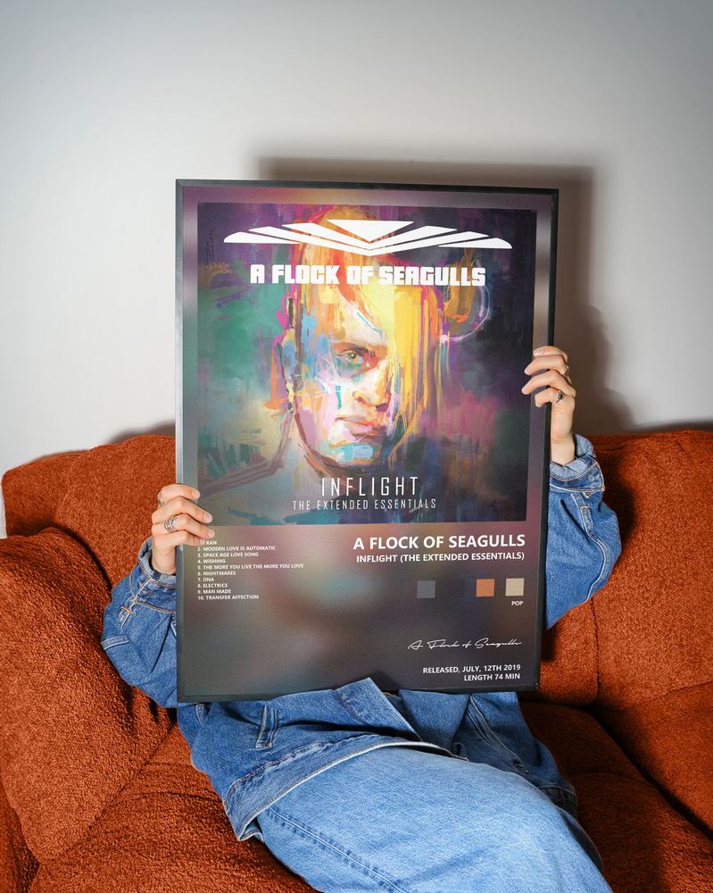 Music poster: A Flock of Seagulls - Inflight The Extended Essentials