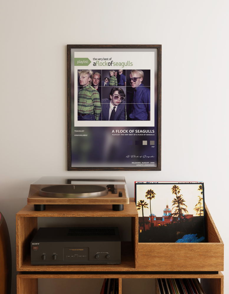 Music poster: A Flock of Seagulls - Playlist The Very Best of A Flock of Seagulls