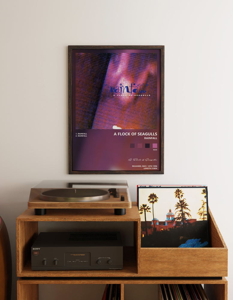 Music poster: A Flock of Seagulls - Rainfall