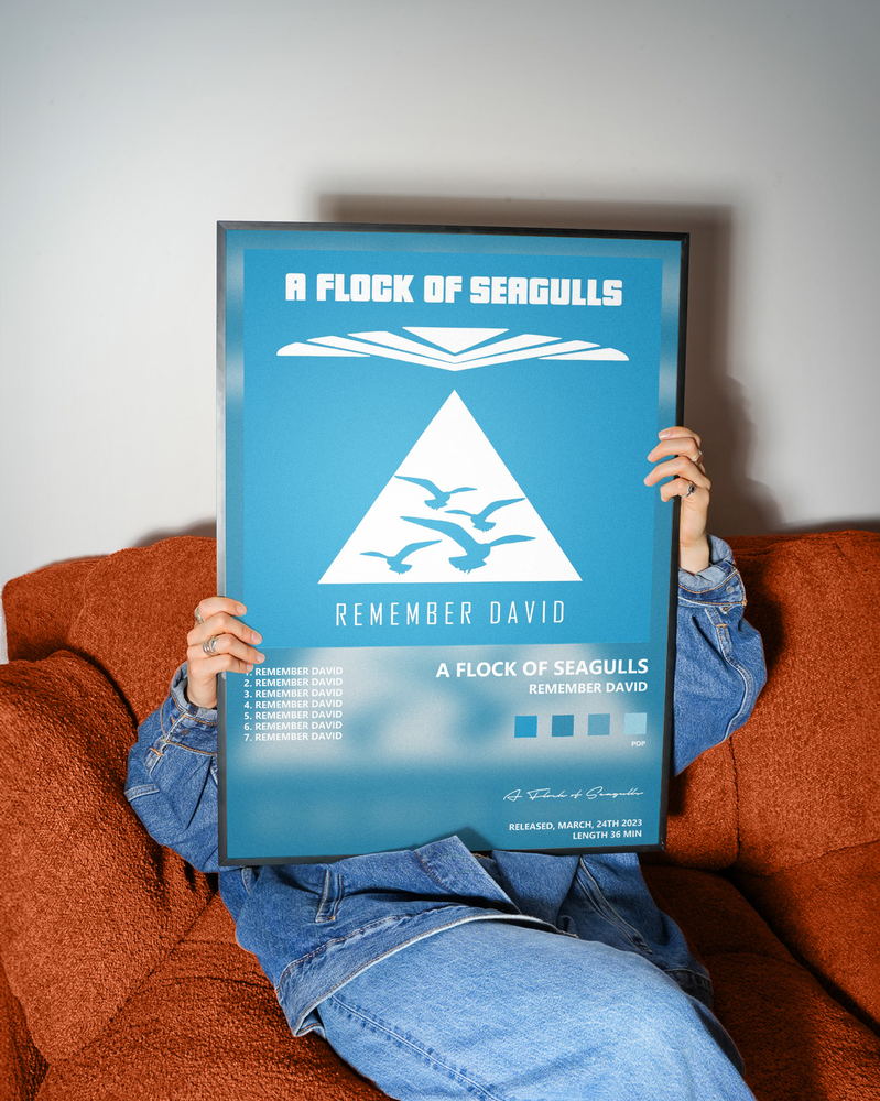 Music poster: A Flock of Seagulls - Remember David