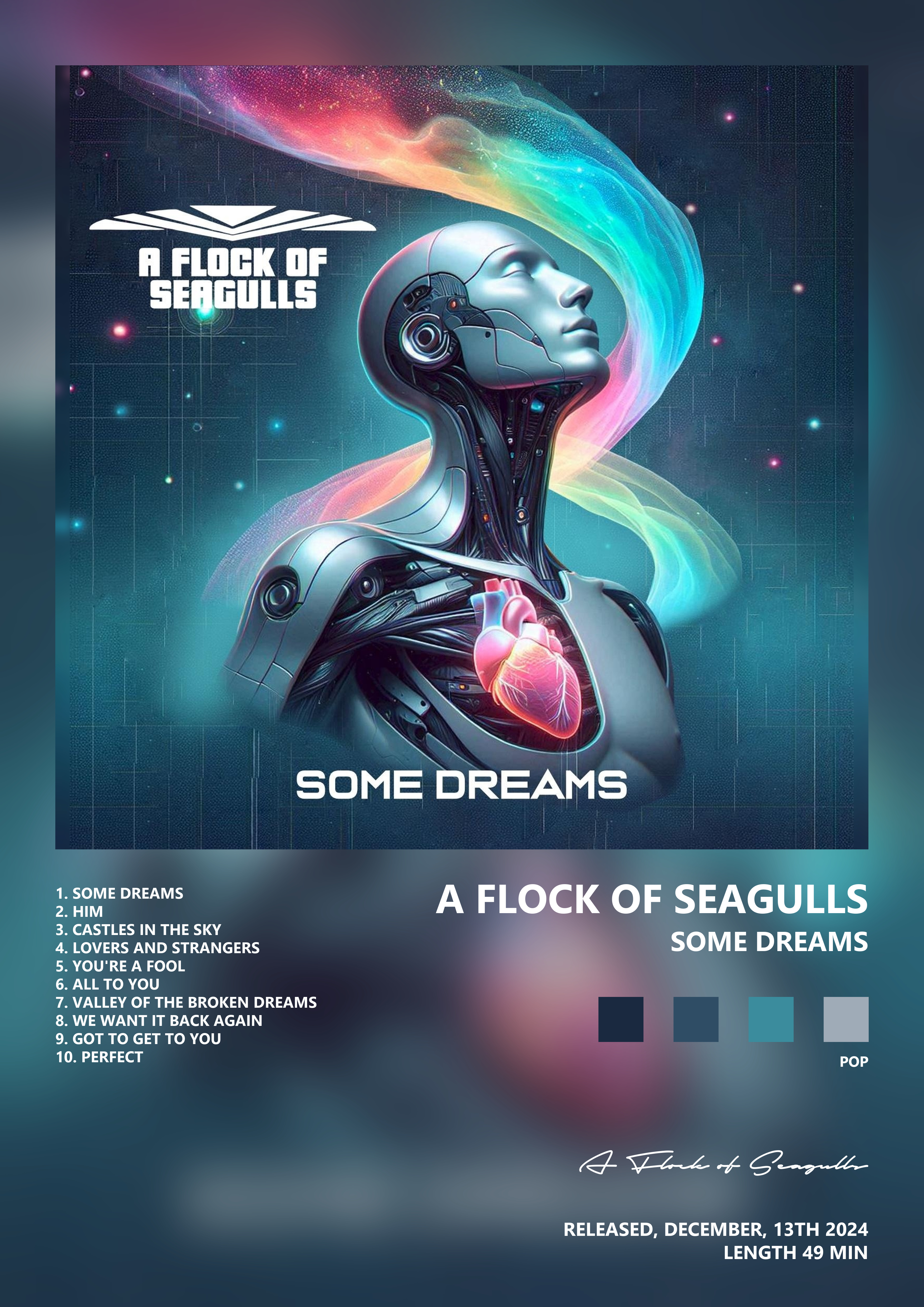 Music poster: A Flock of Seagulls - Some Dreams