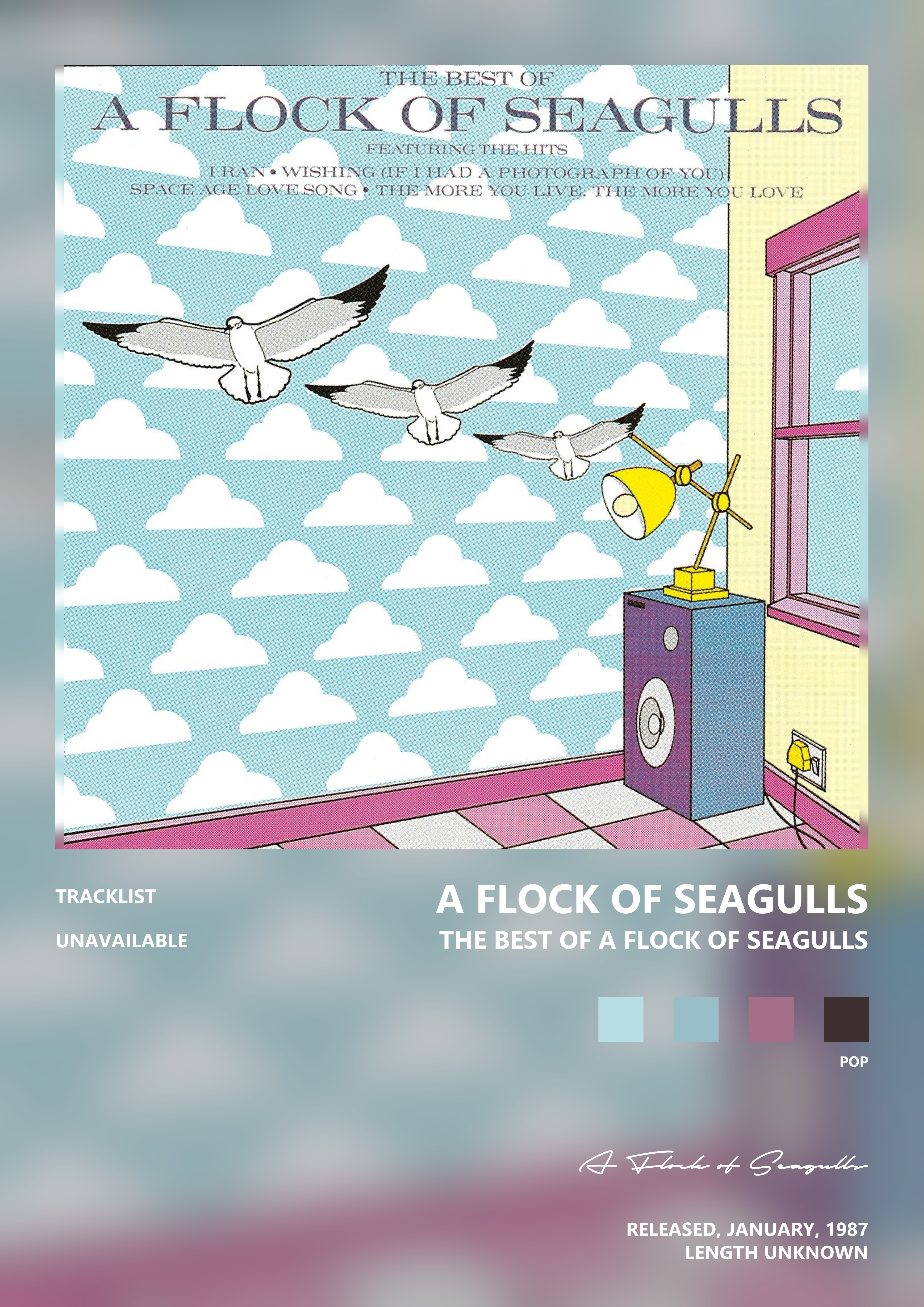 Music poster: A Flock of Seagulls - The Best of A Flock of Seagulls