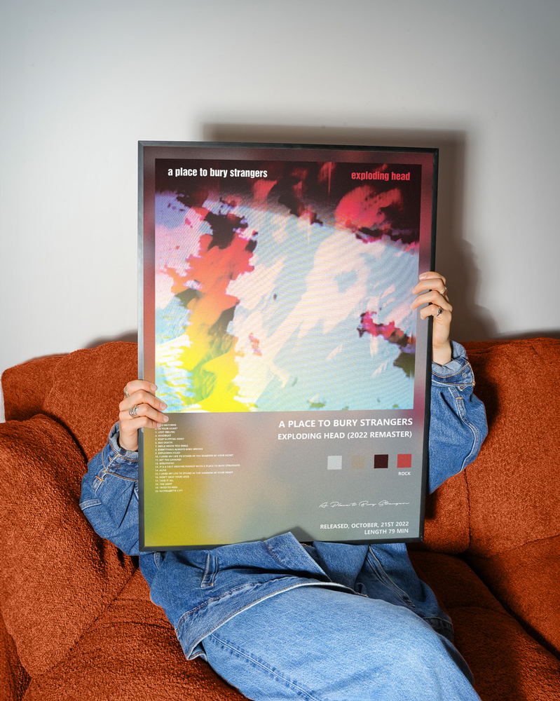 Music poster: A Place to Bury Strangers - Exploding Head 2022 Remaster