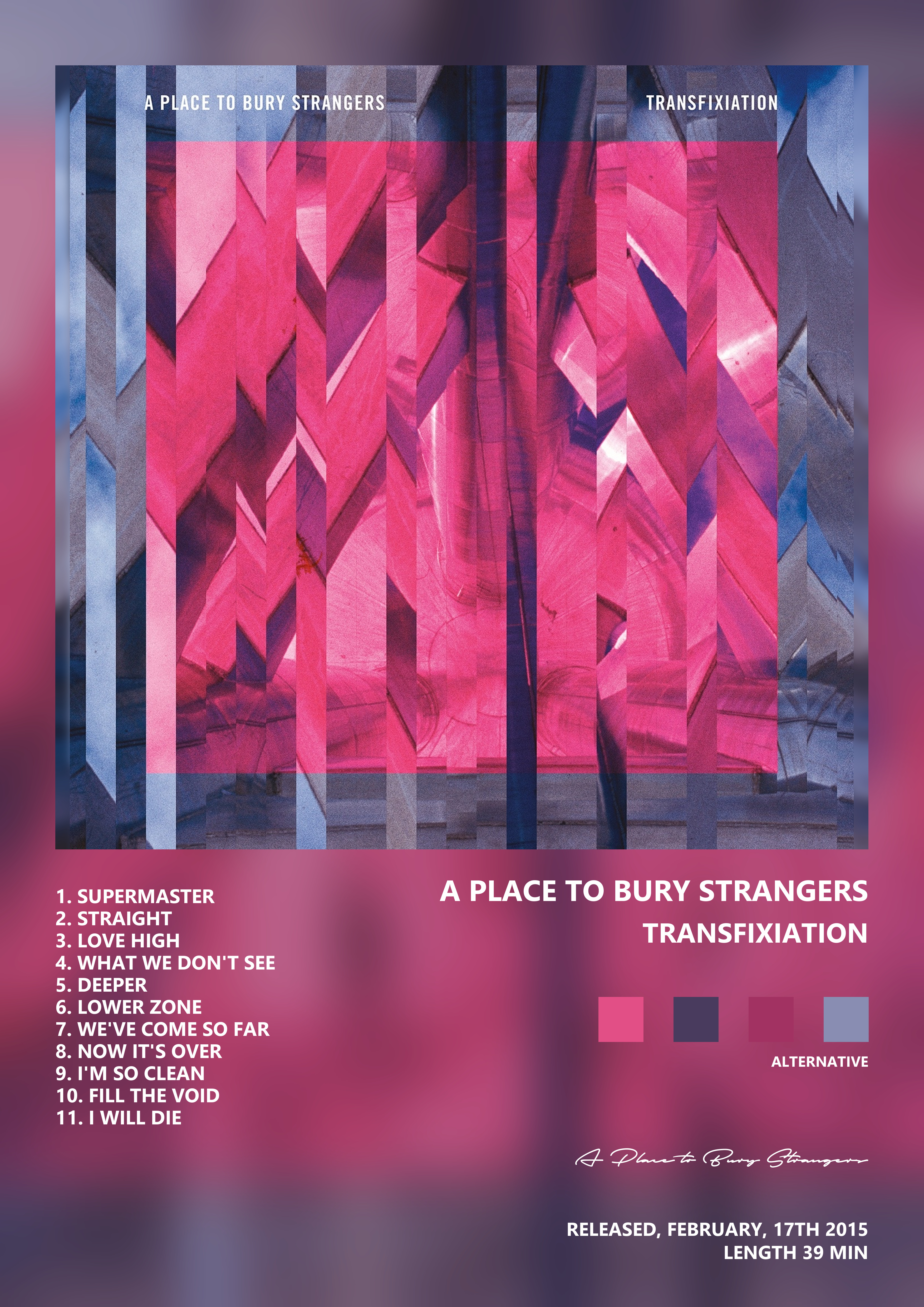 Music poster: A Place to Bury Strangers - Transfixiation