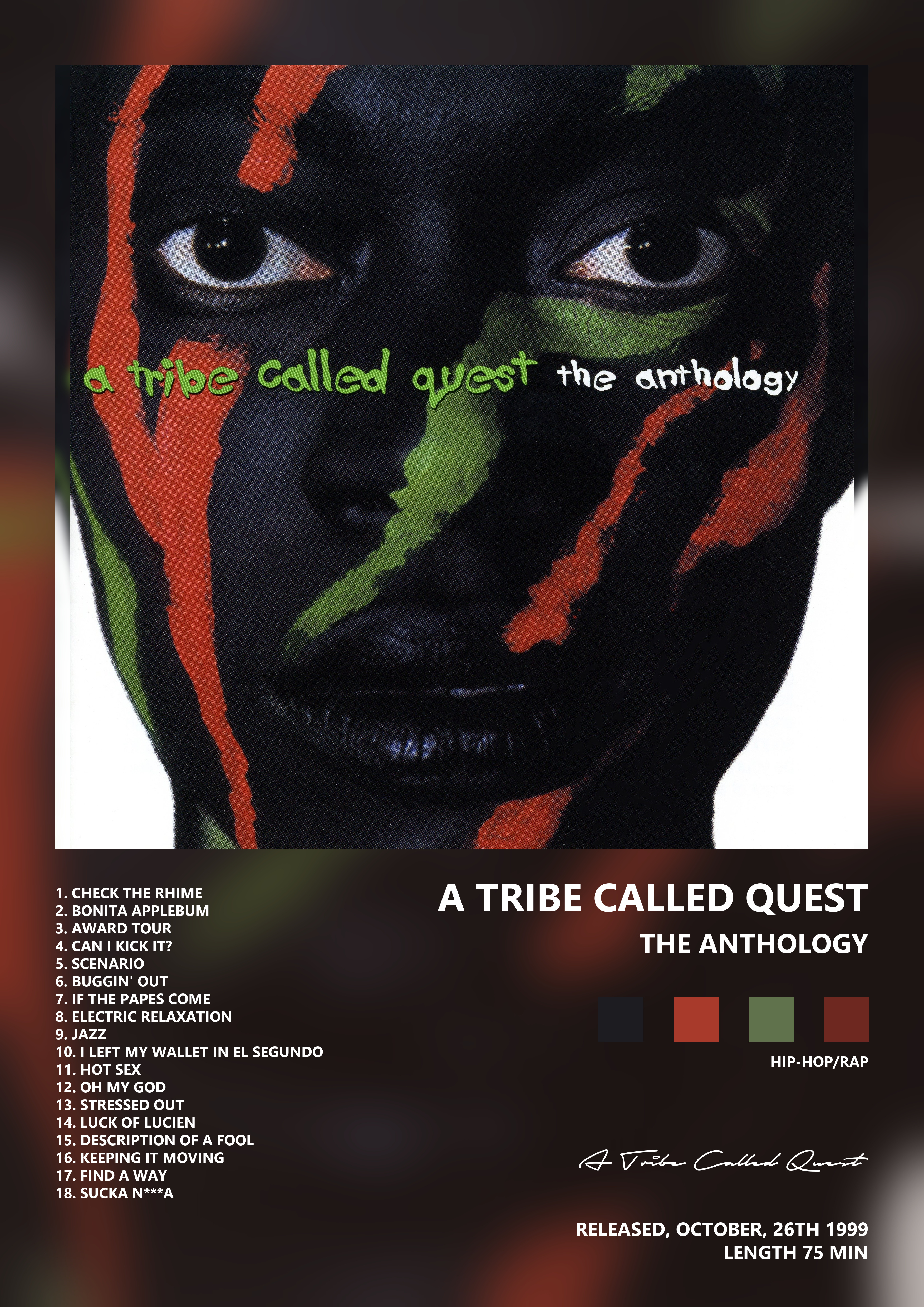 Music poster: A Tribe Called Quest - The Anthology