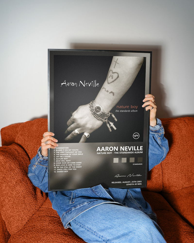 Music poster: Aaron Neville - Nature Boy - The Standards Album