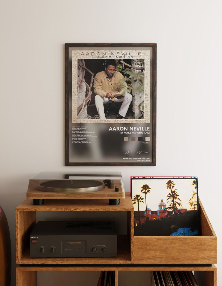 Music poster: Aaron Neville - To Make Me Who I Am