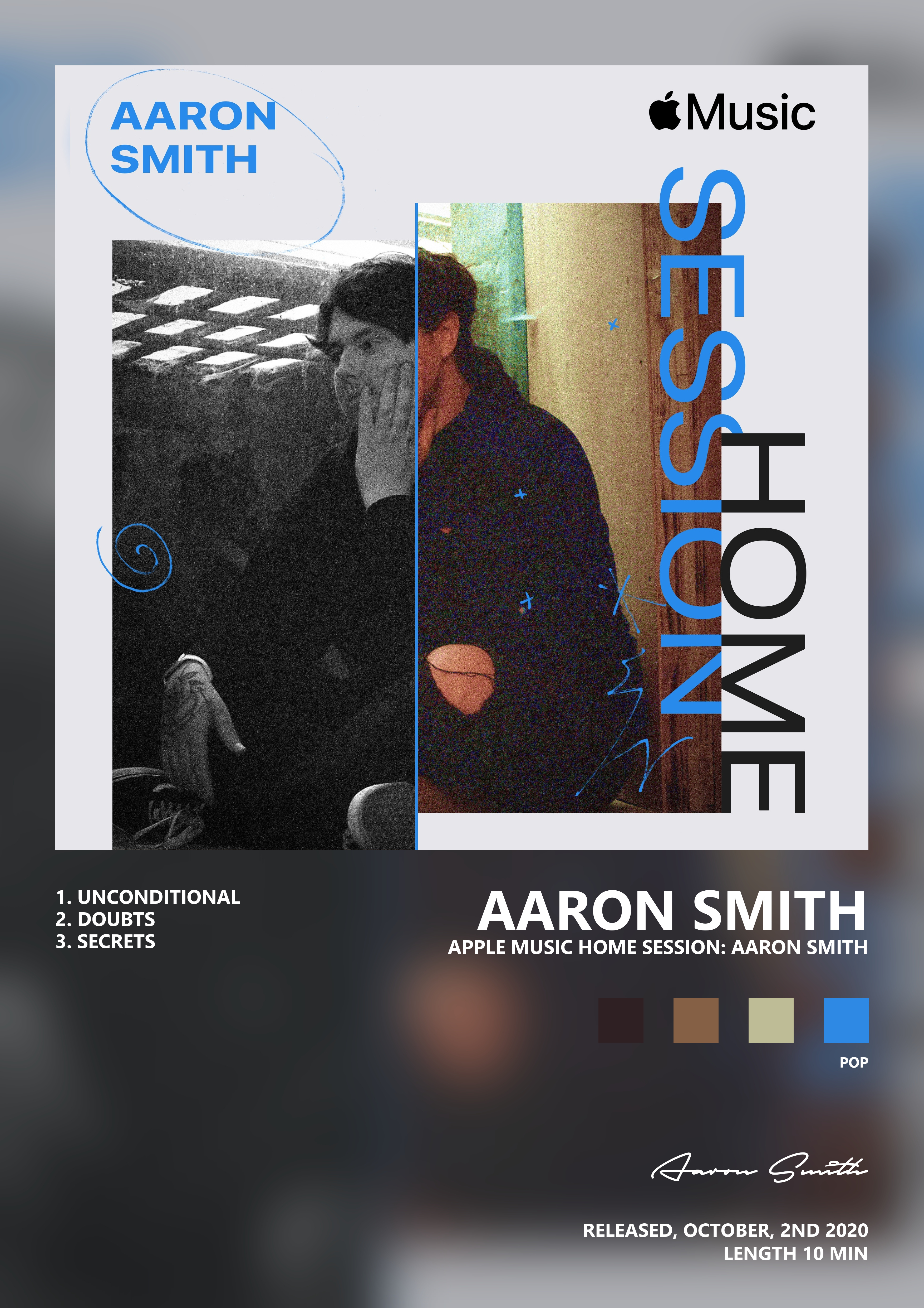 Music poster: Aaron Smith - Apple Music Home Session Aaron Smith