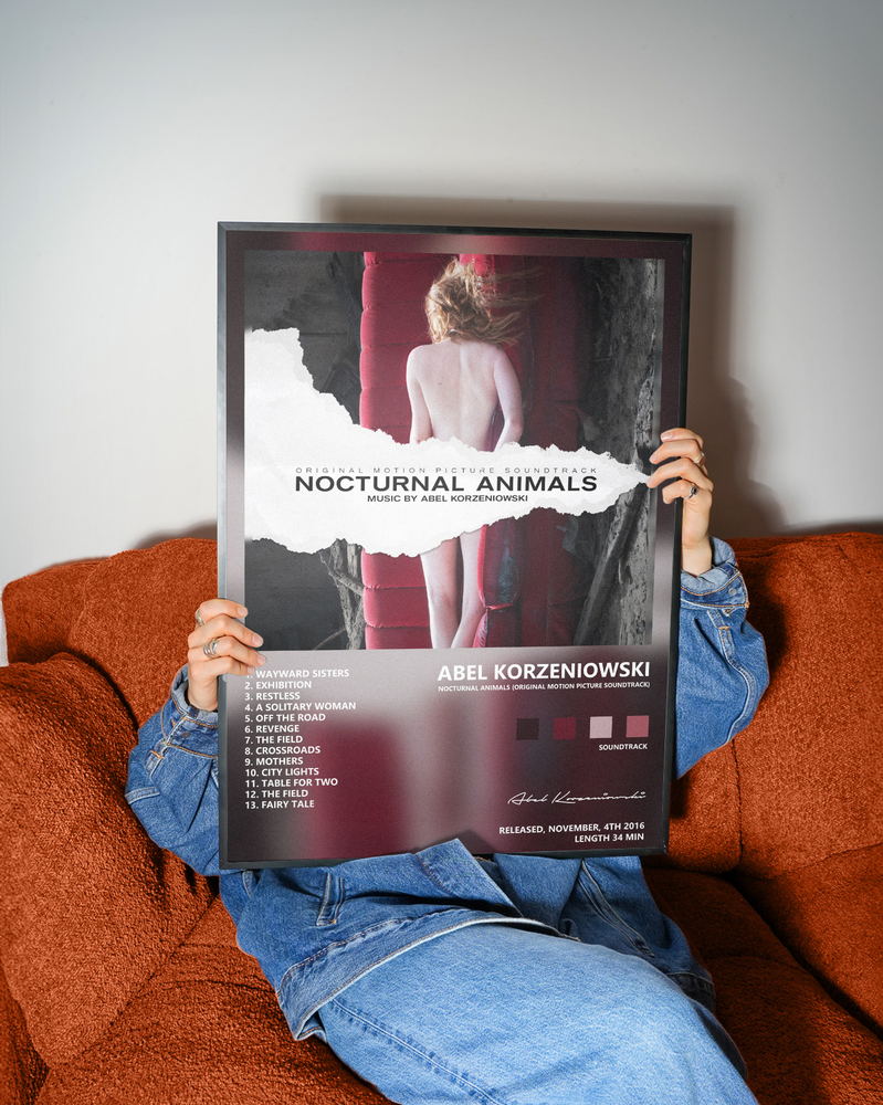 Music poster: Abel Korzeniowski - Nocturnal Animals Original Motion Picture Soundtrack