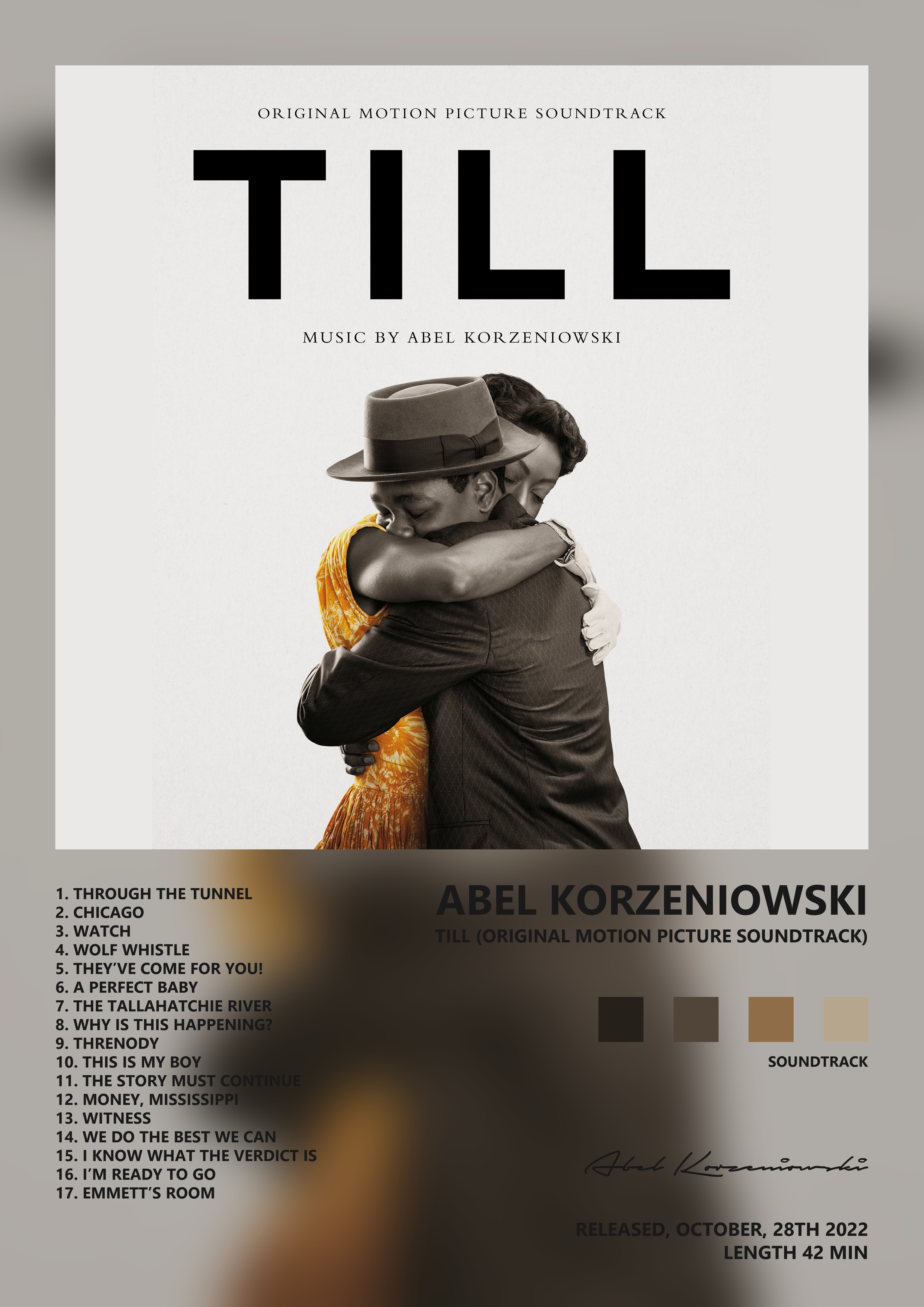 Music poster: Abel Korzeniowski - TILL Original Motion Picture Soundtrack