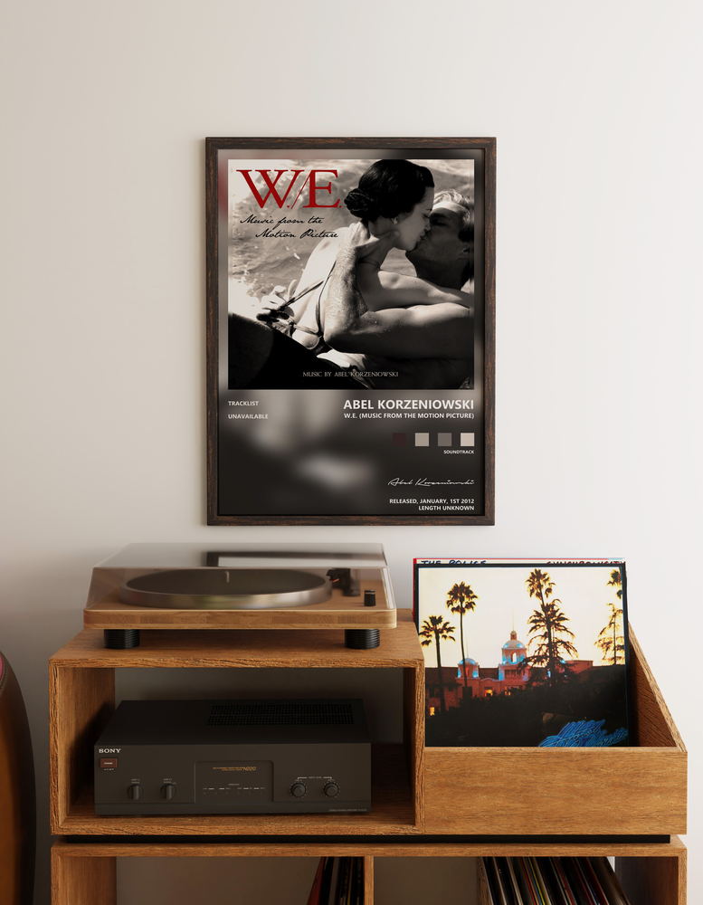 Music poster: Abel Korzeniowski - WE Music from the Motion Picture