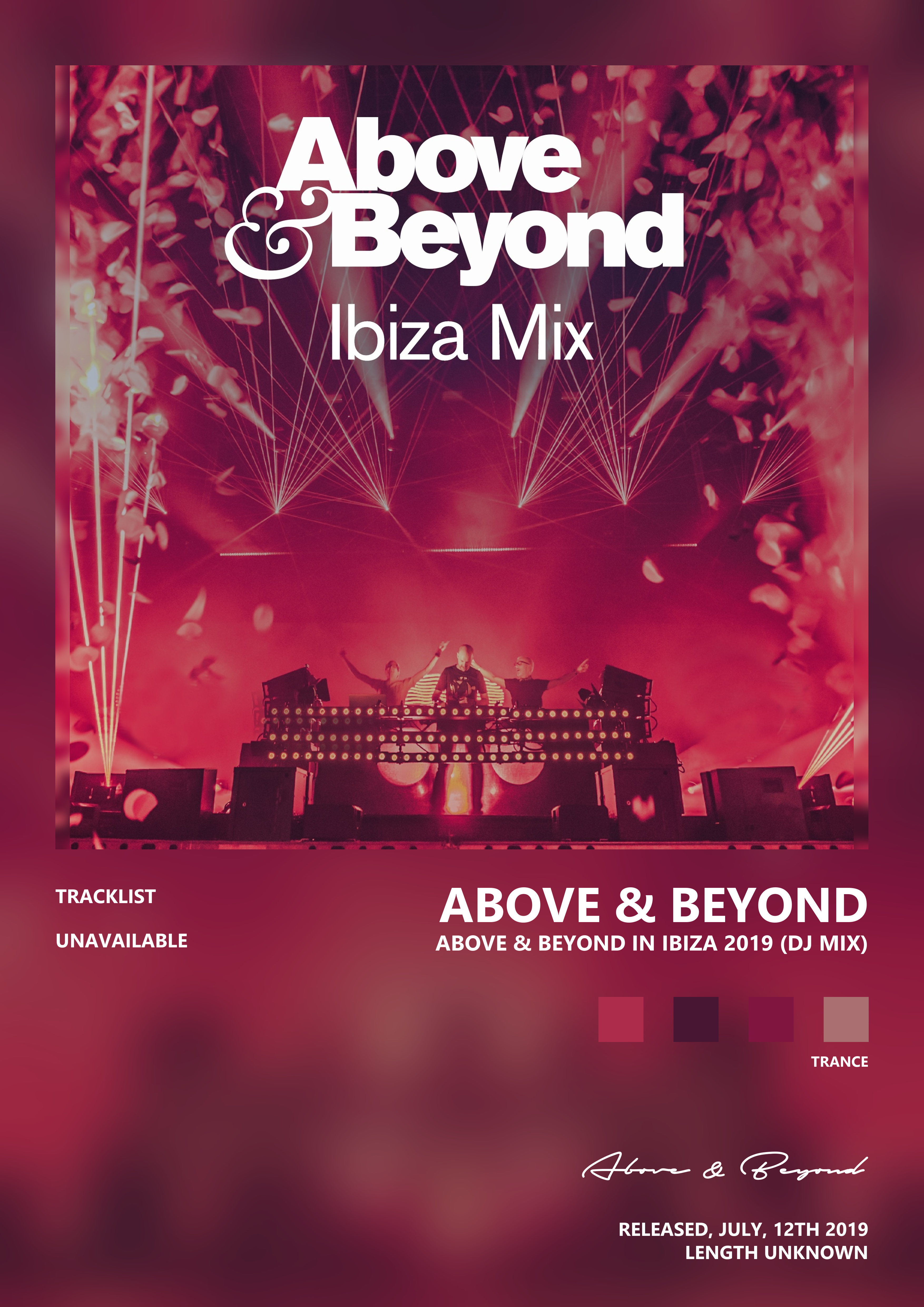 Music poster: Above Beyond - Above Beyond in Ibiza 2019 DJ Mix