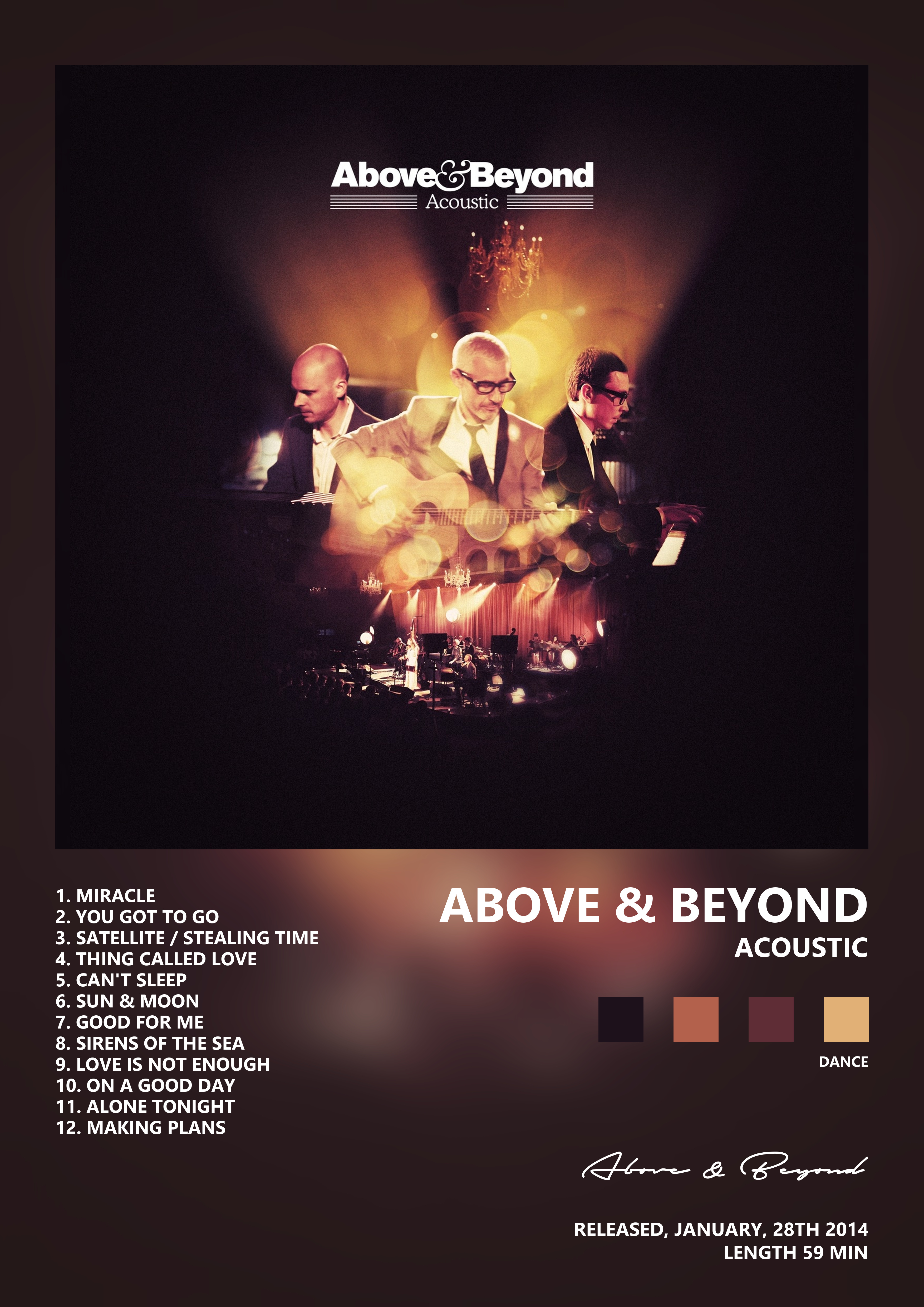 Music poster: Above Beyond - Acoustic