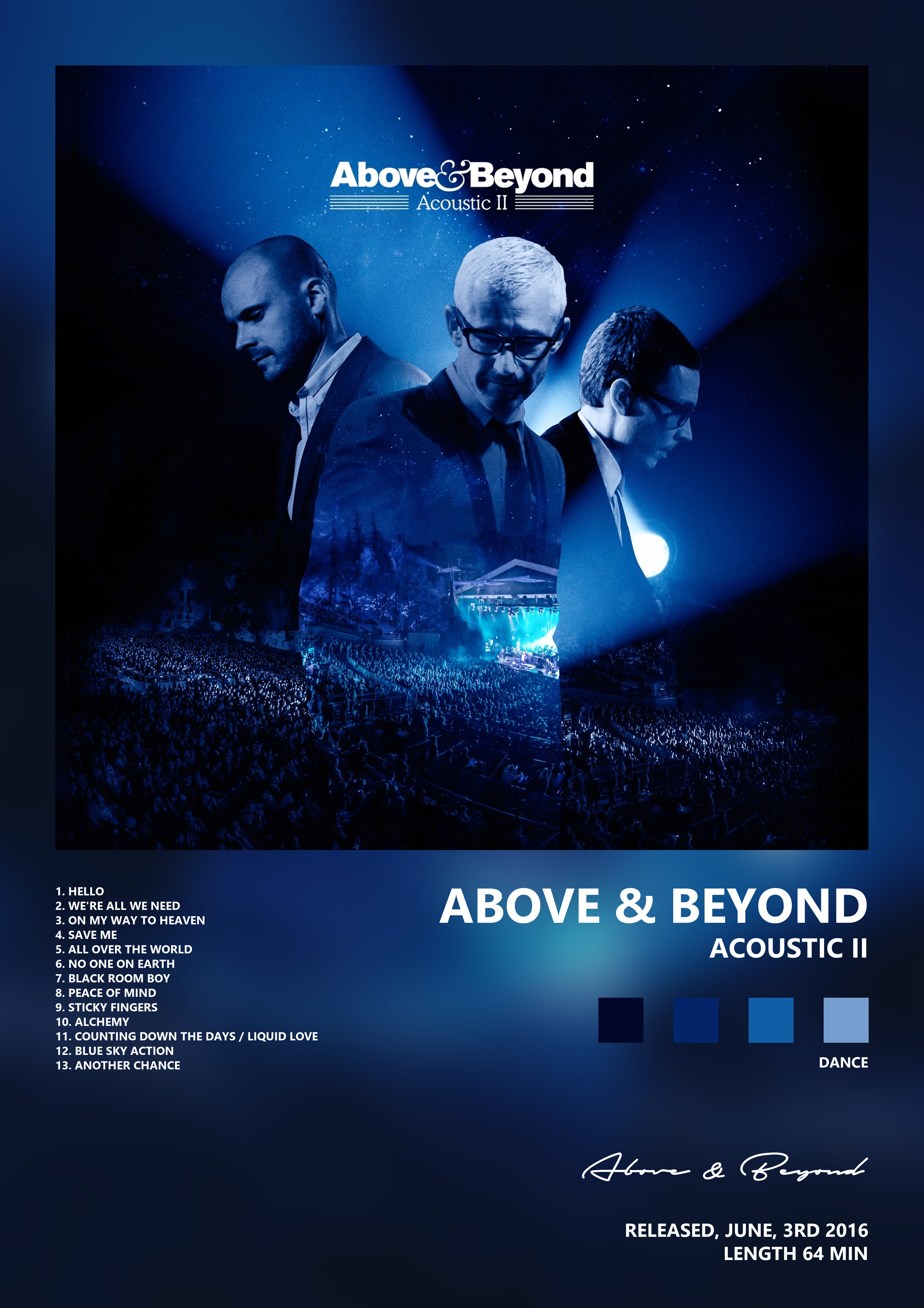 Music poster: Above Beyond - Acoustic II