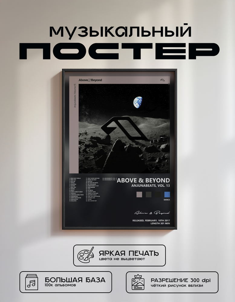 Music poster: Above Beyond - Anjunabeats Vol 13