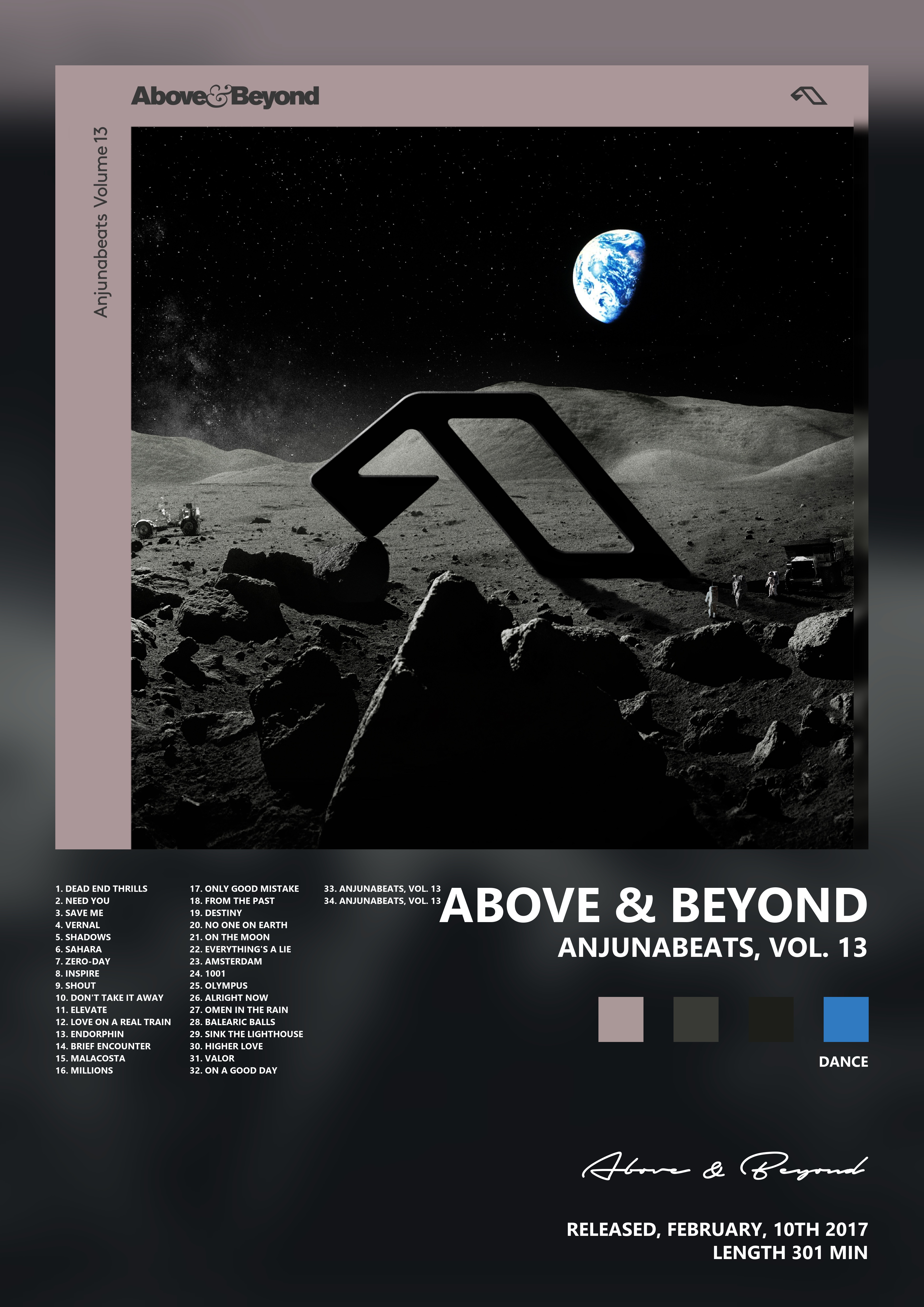 Music poster: Above Beyond - Anjunabeats Vol 13
