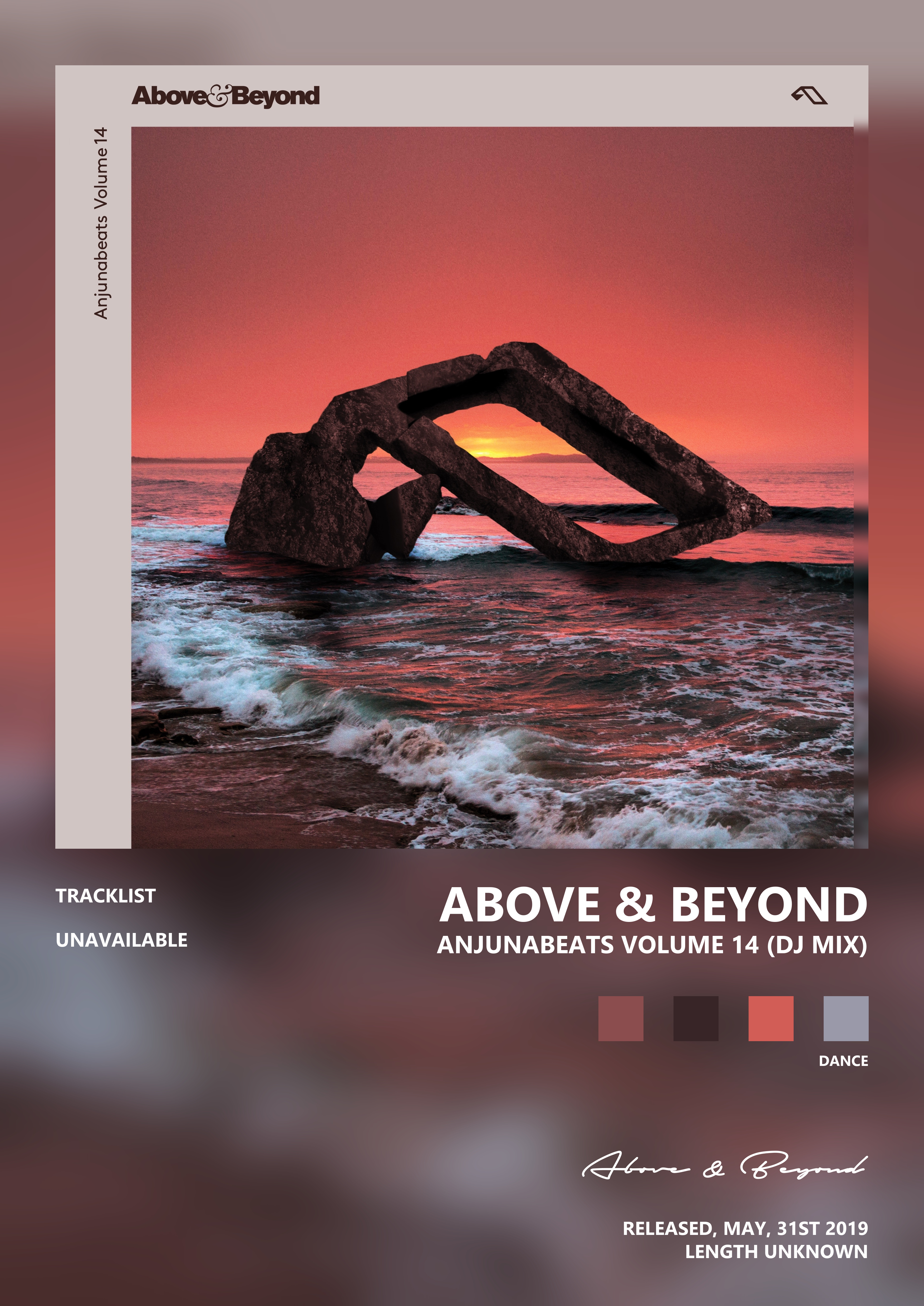 Music poster: Above Beyond - Anjunabeats Volume 14 DJ Mix