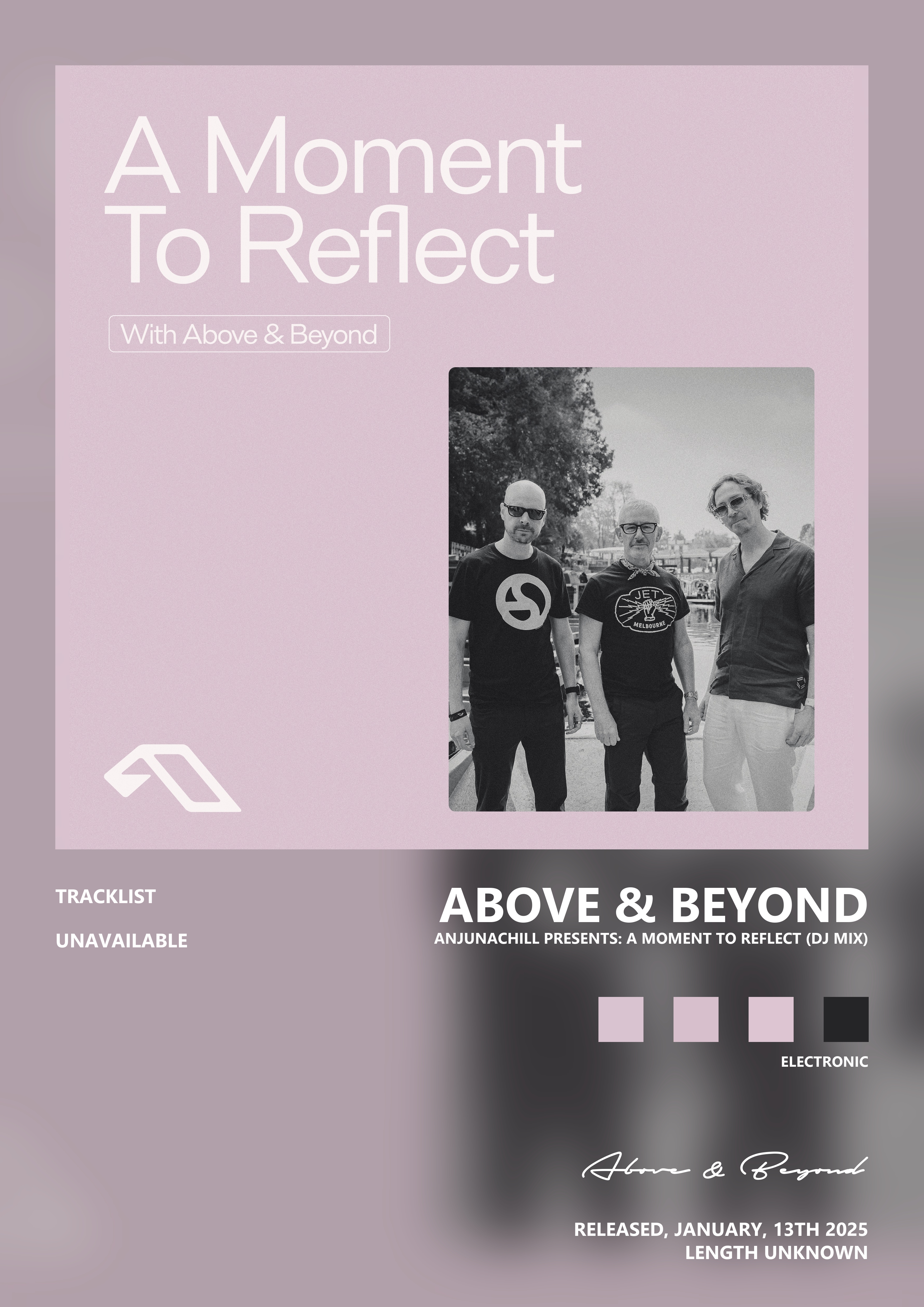 Music poster: Above Beyond - Anjunachill presents A Moment To Reflect DJ Mix