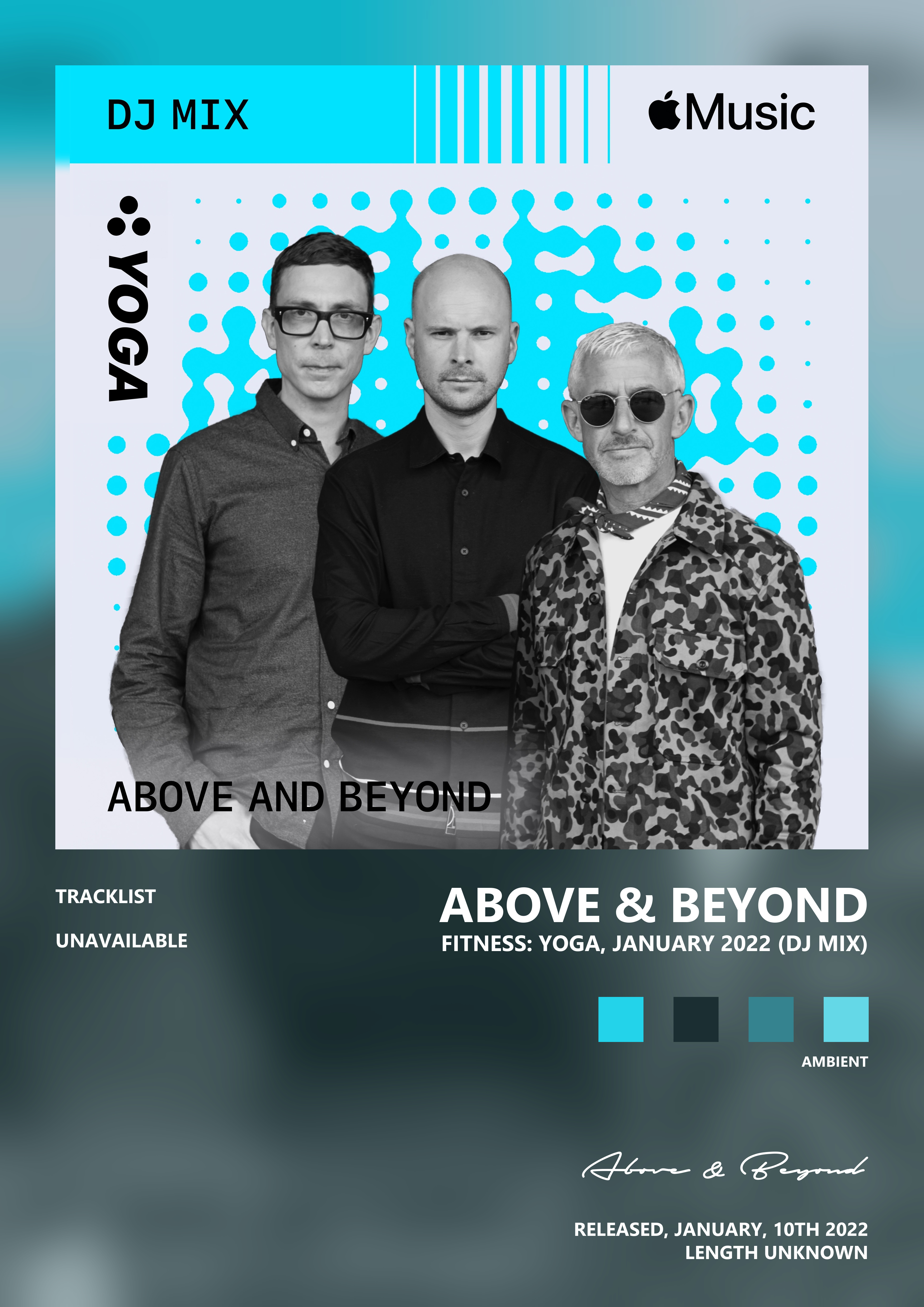 Music poster: Above Beyond - Fitness Yoga January 2022 DJ Mix
