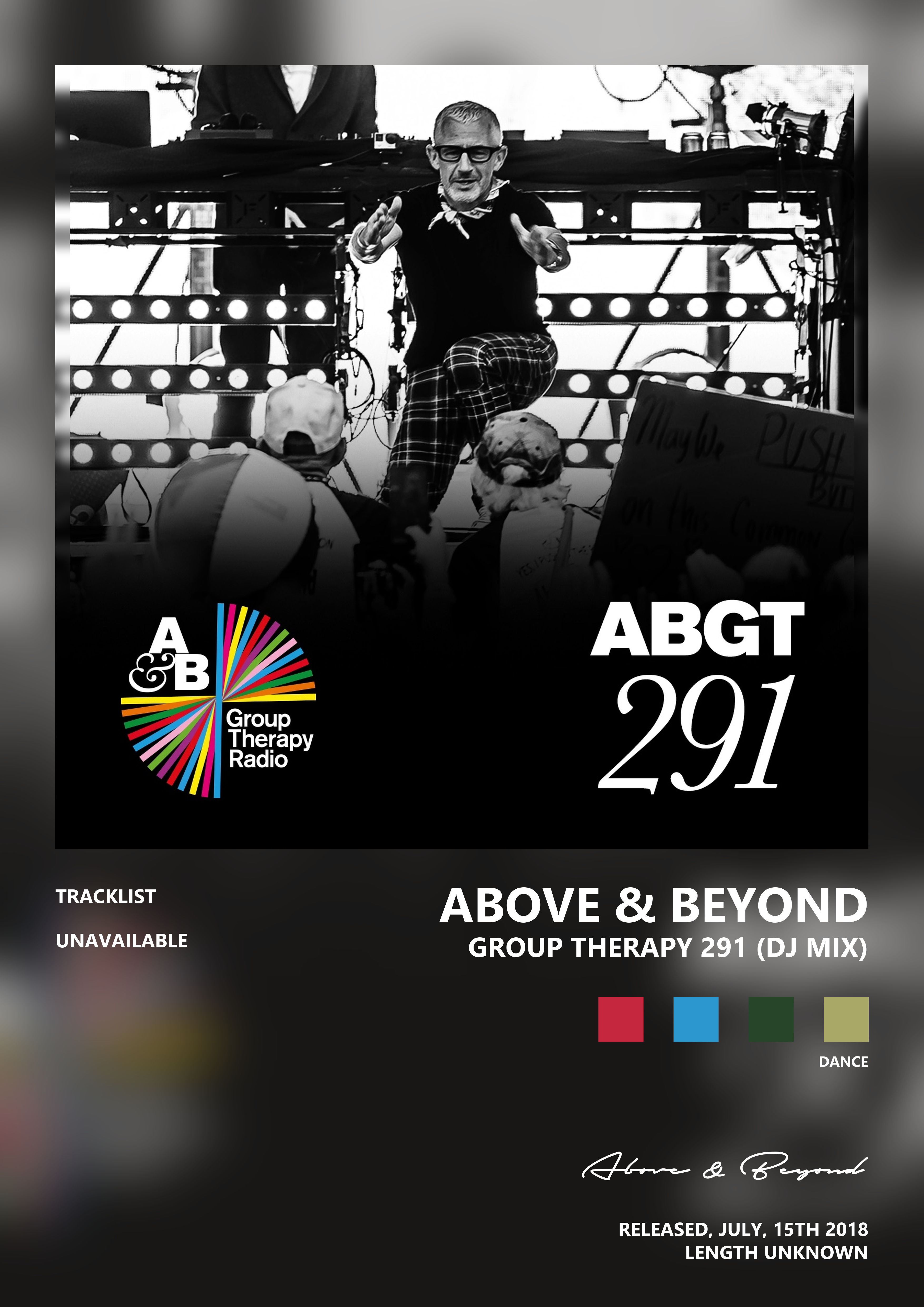 Music poster: Above Beyond - Group Therapy 291 DJ Mix