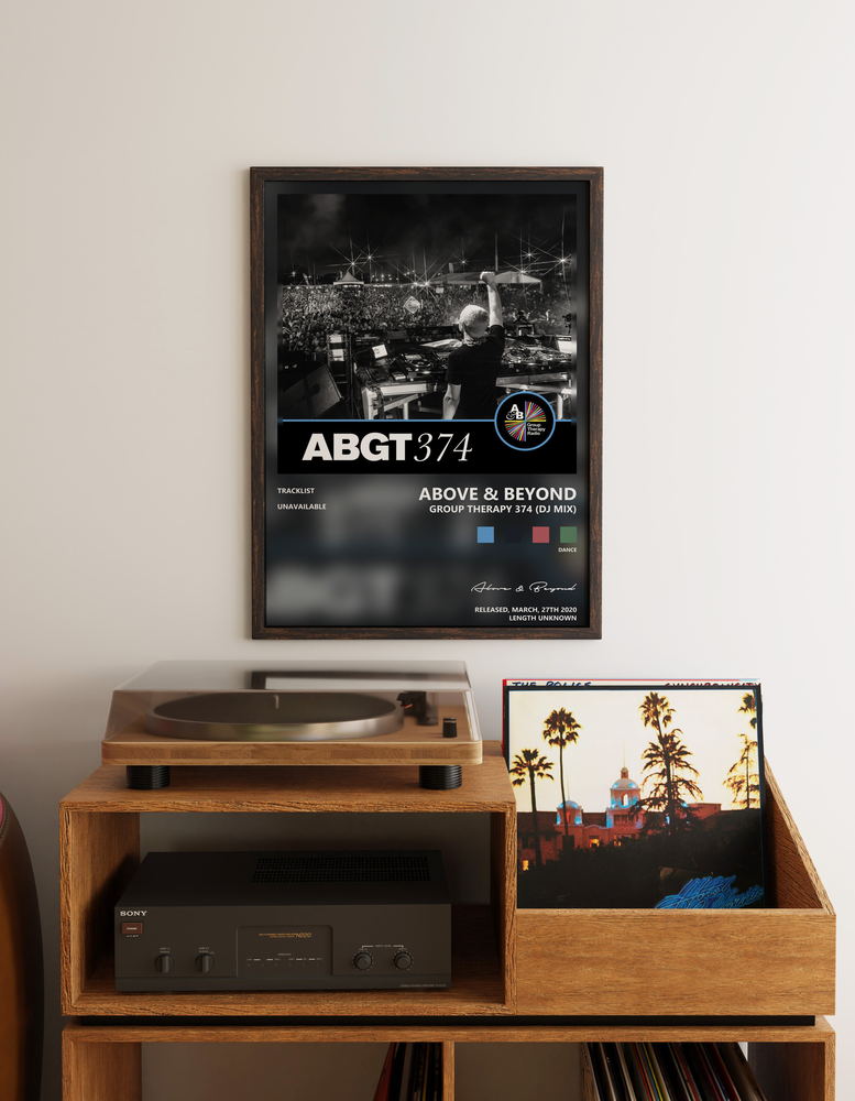 Music poster: Above Beyond - Group Therapy 374 DJ Mix