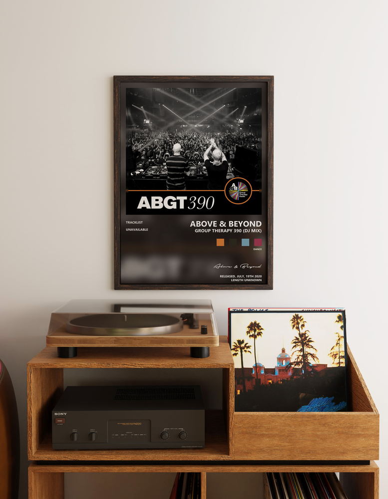 Music poster: Above Beyond - Group Therapy 390 DJ Mix