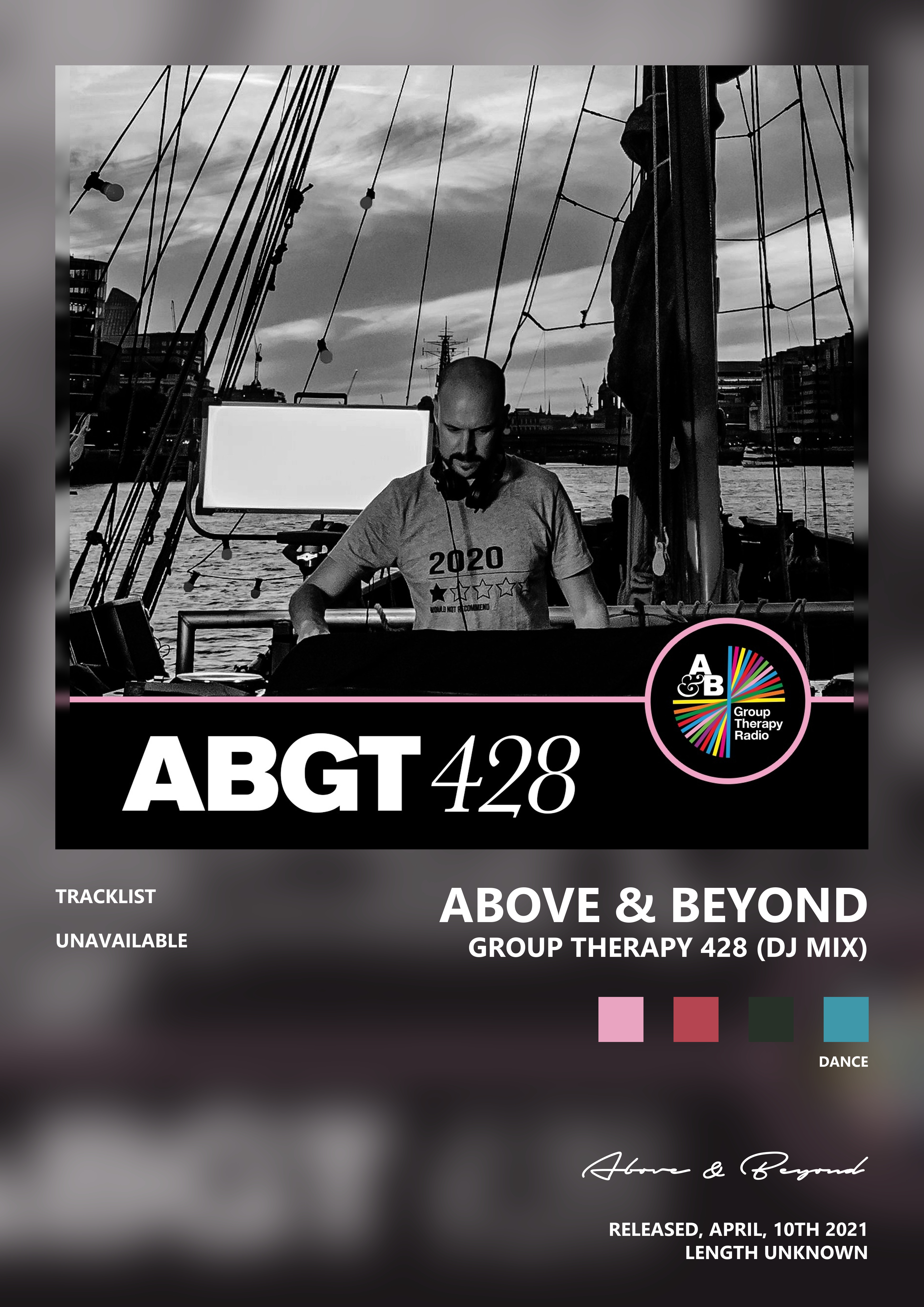 Music poster: Above Beyond - Group Therapy 428 DJ Mix