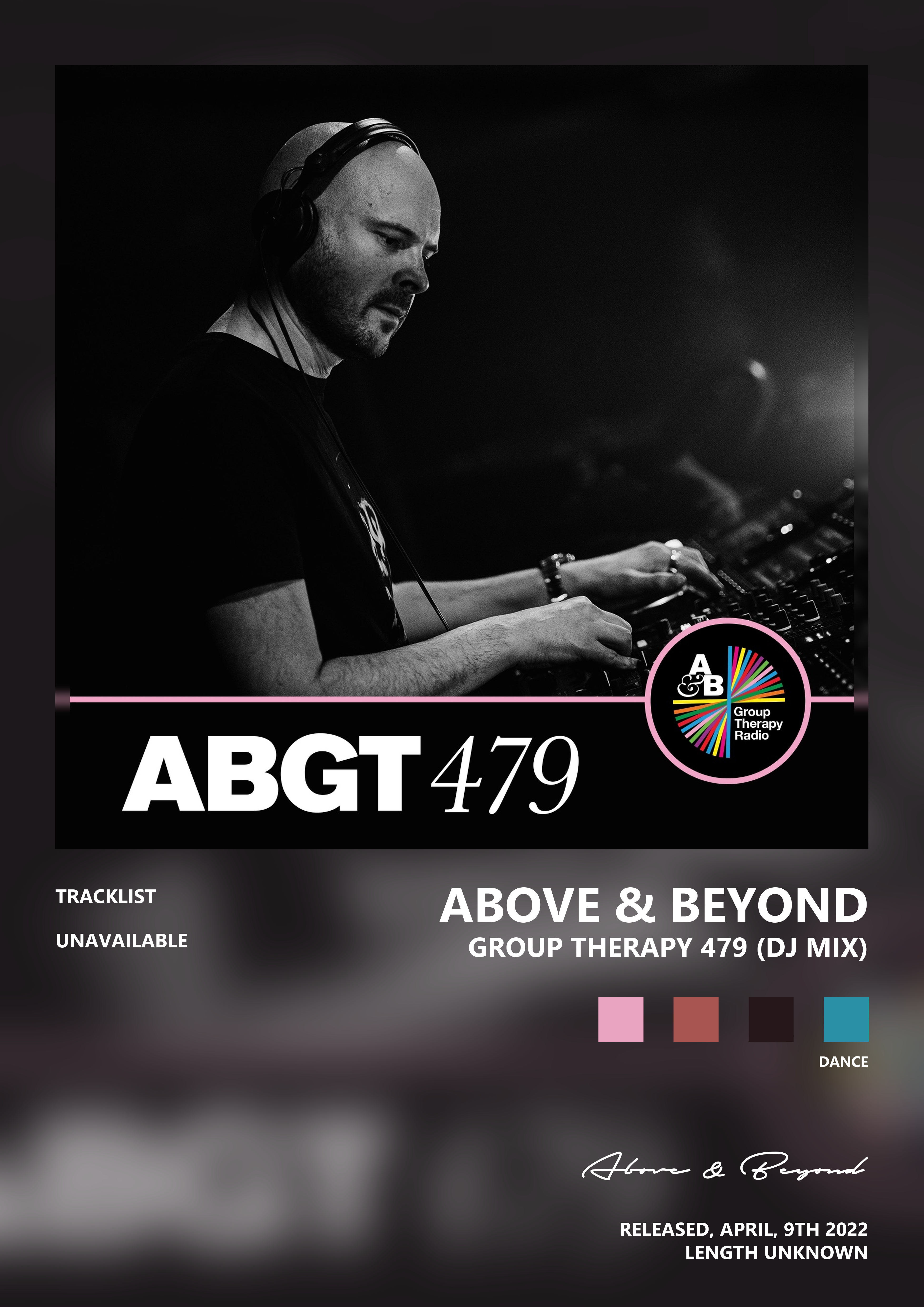 Music poster: Above Beyond - Group Therapy 479 DJ Mix