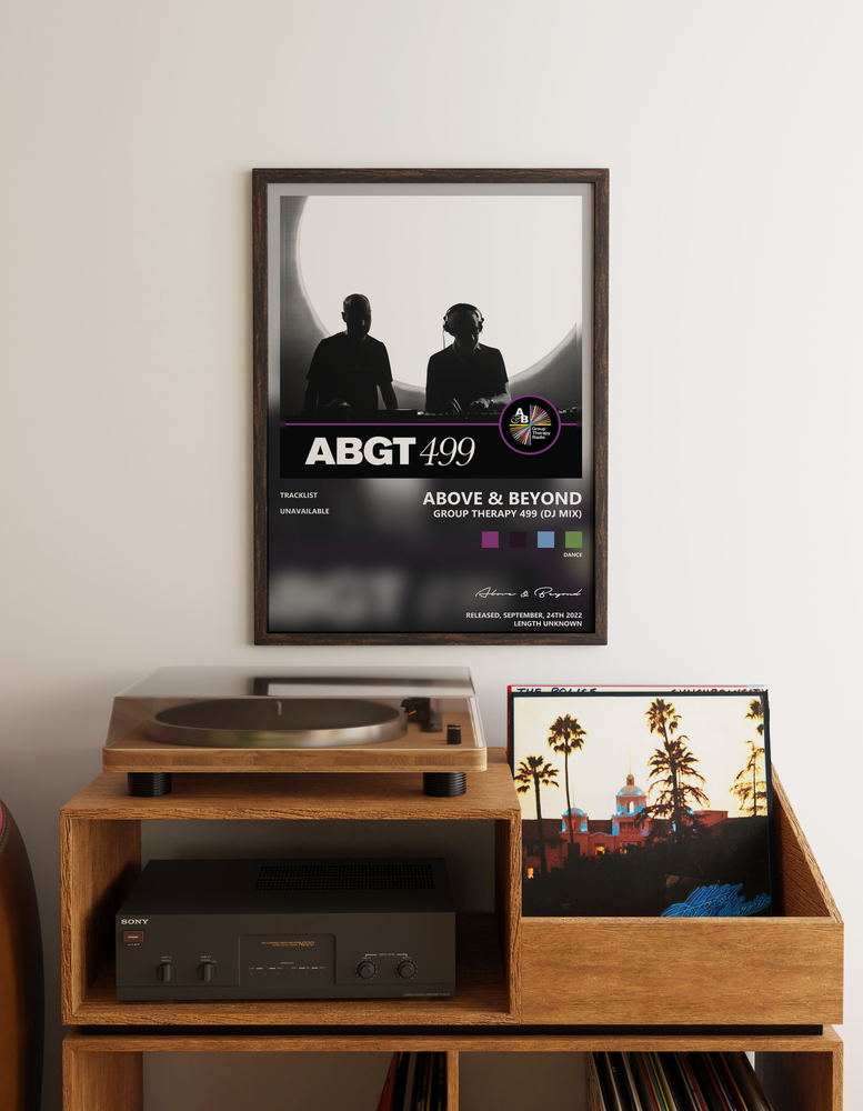Music poster: Above Beyond - Group Therapy 499 DJ Mix