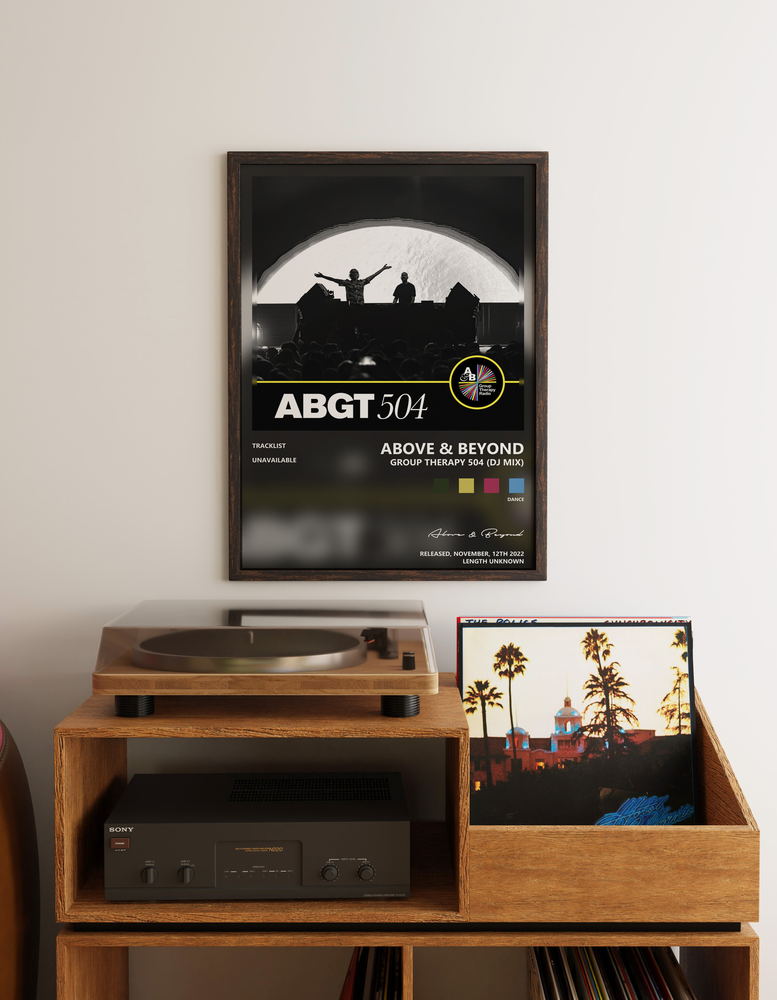 Music poster: Above Beyond - Group Therapy 504 DJ Mix