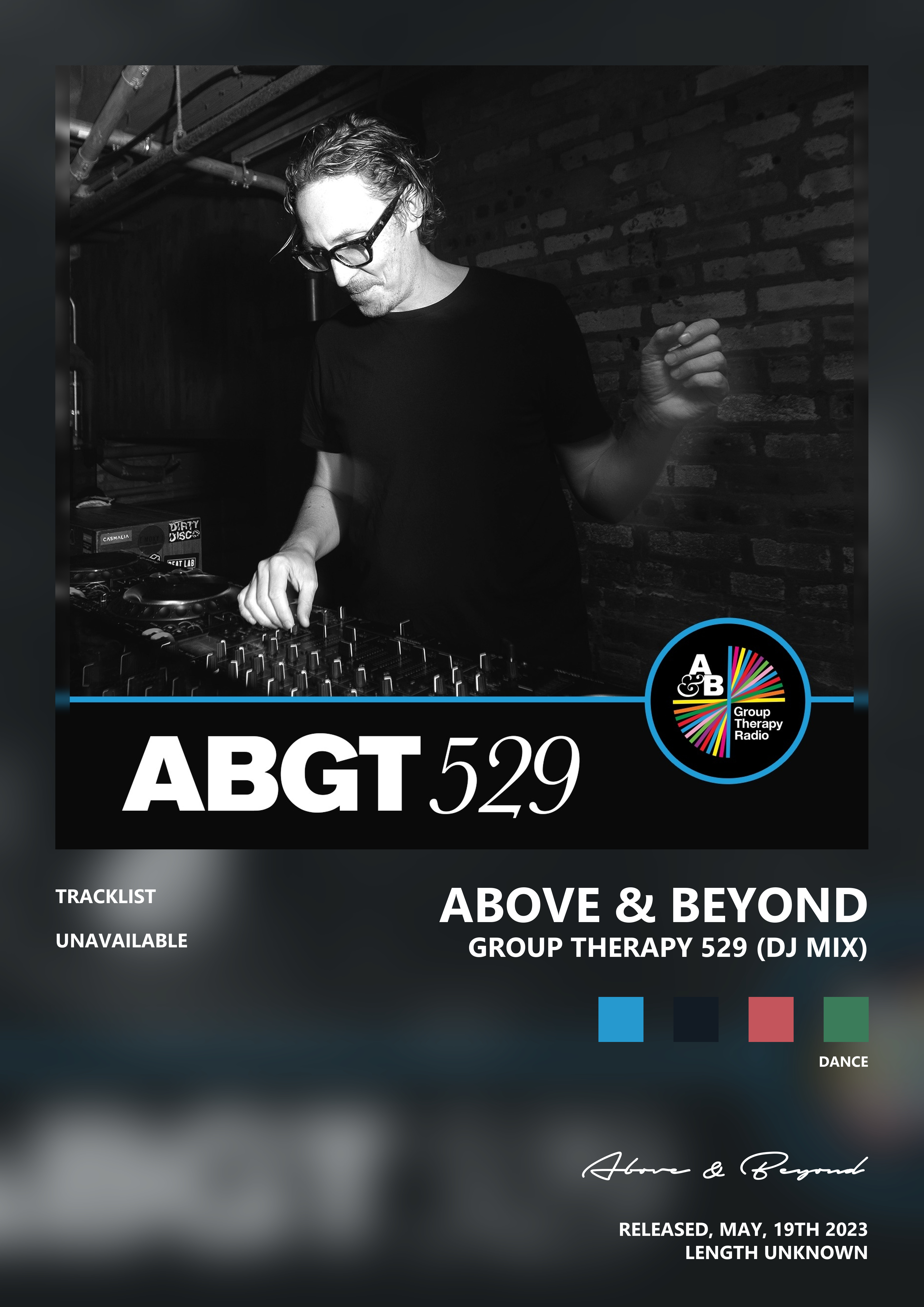 Music poster: Above Beyond - Group Therapy 529 DJ Mix